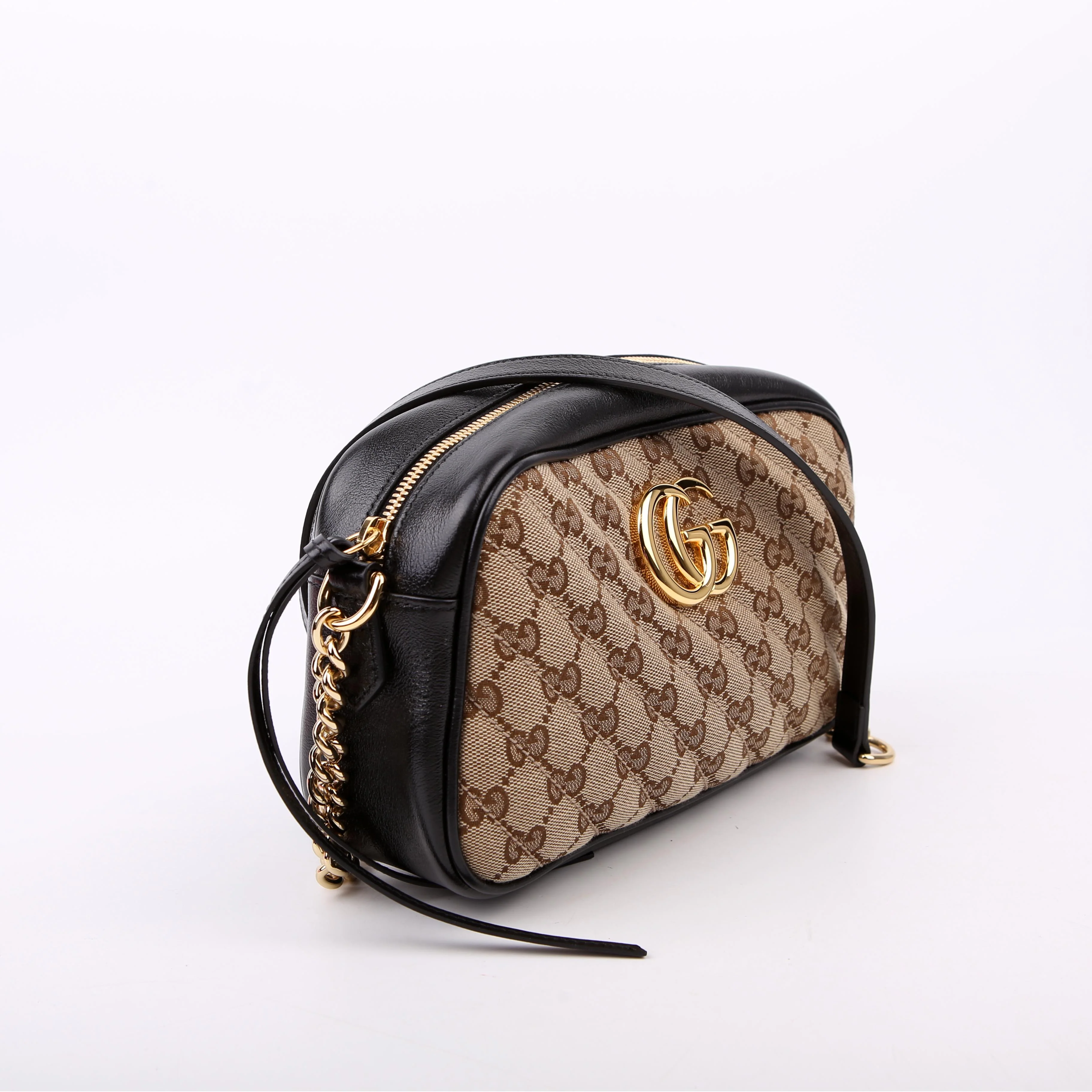 447632 Marmont Small GG Canvas Camera Tan/Black - Image 2