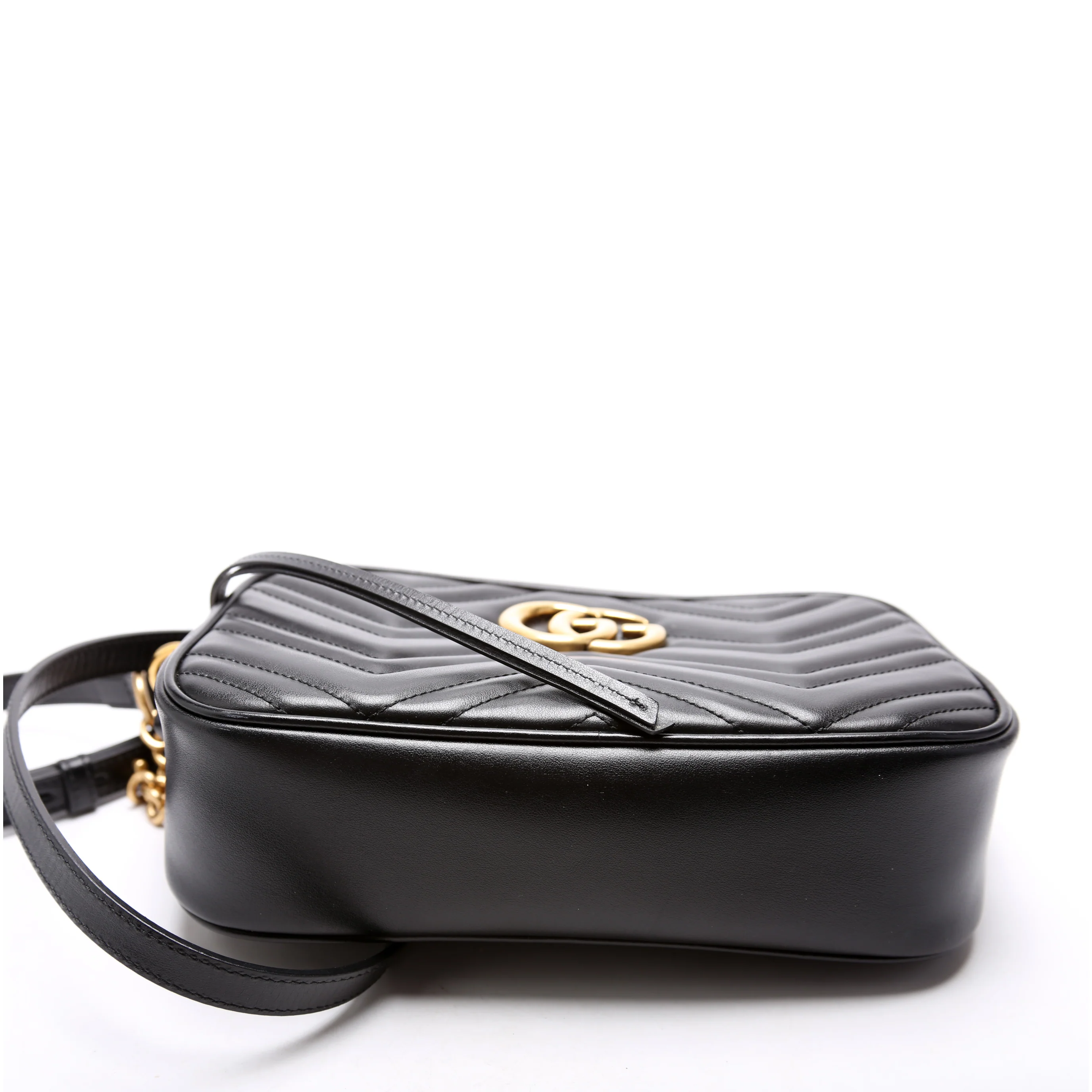 447632 Marmont Small Leather Camera Black - Image 4