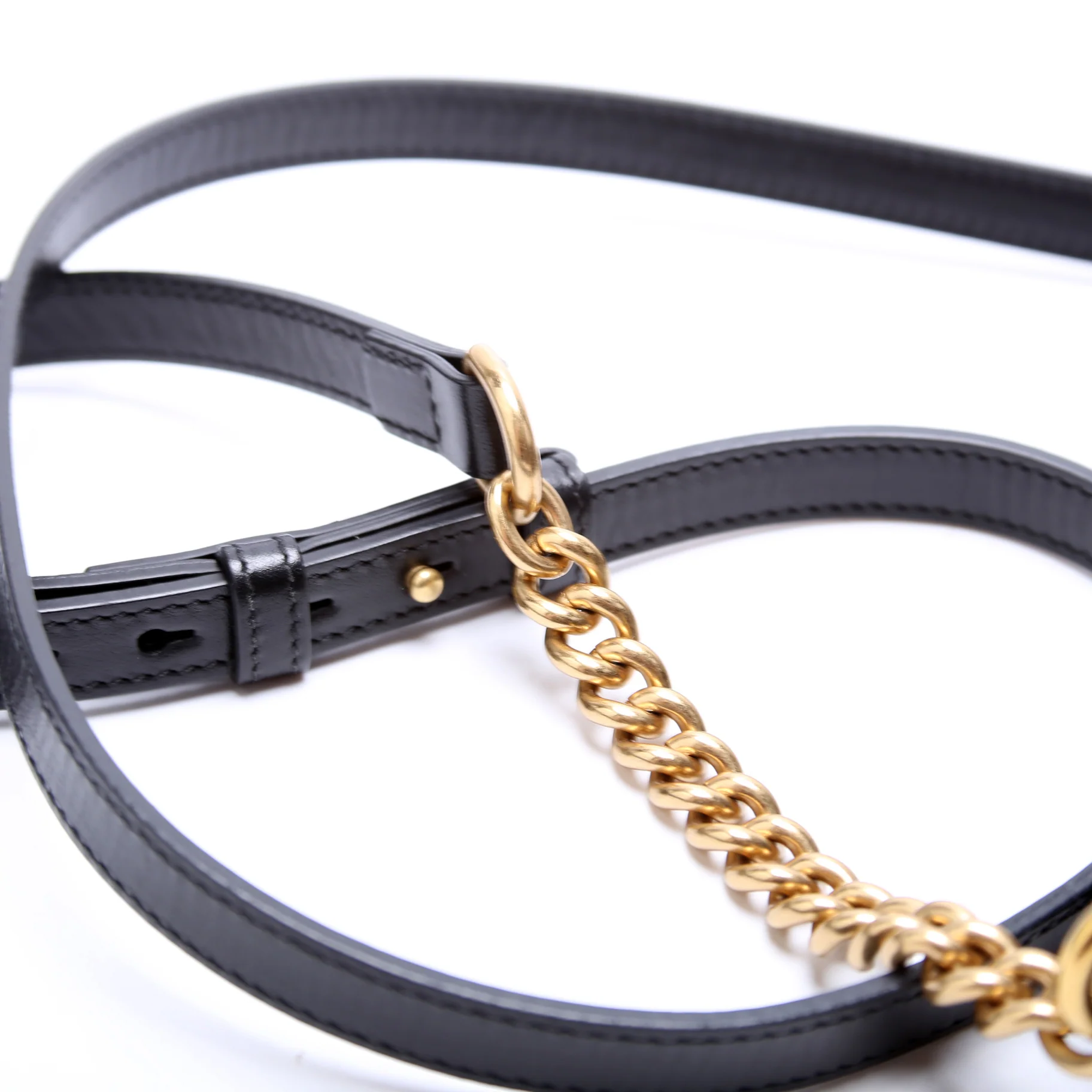 447632 Marmont Small Leather Camera Black - Image 6