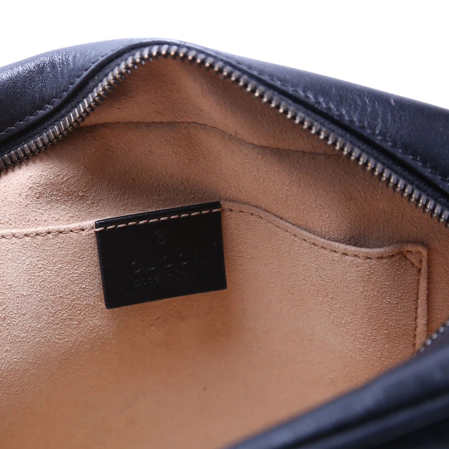 447632 Marmont Small Leather Camera Black - Image 9