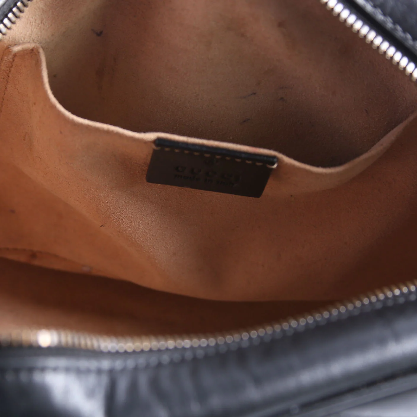 447632 Marmont Small Leather Camera Black - Image 8