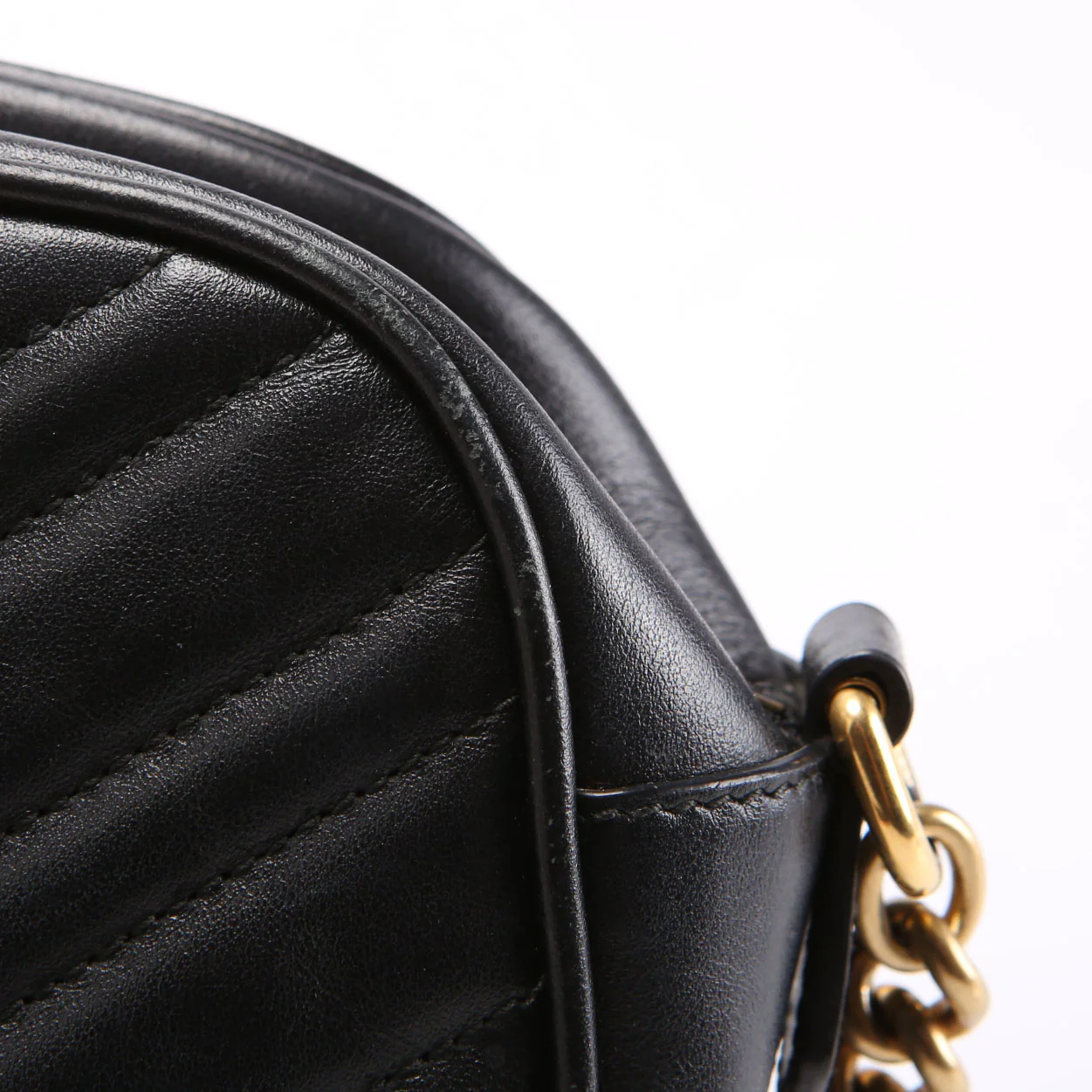 447632 Marmont Small Leather Camera Black - Image 11