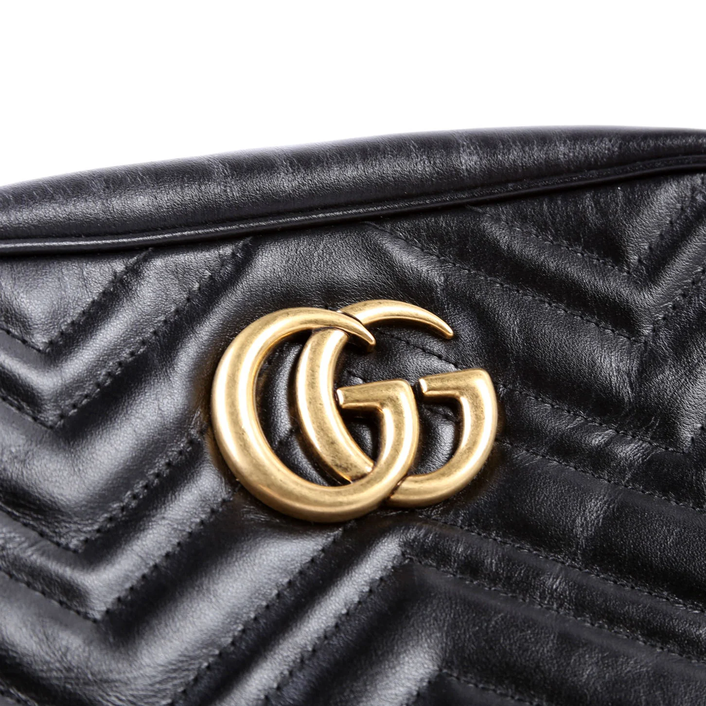 447632 Marmont Small Leather Camera Black - Image 8