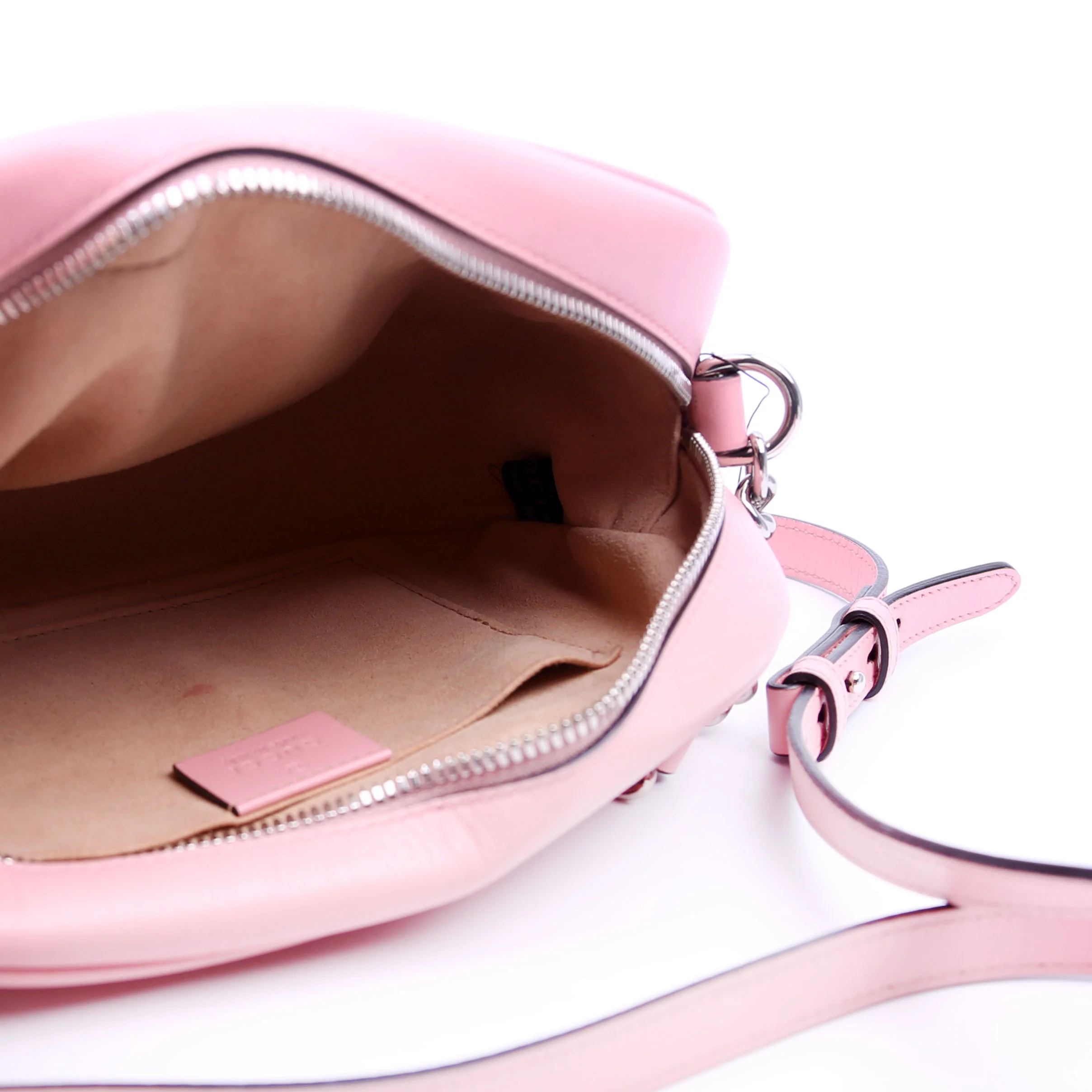 447632 Marmont Small Leather Camera Pink - Image 10