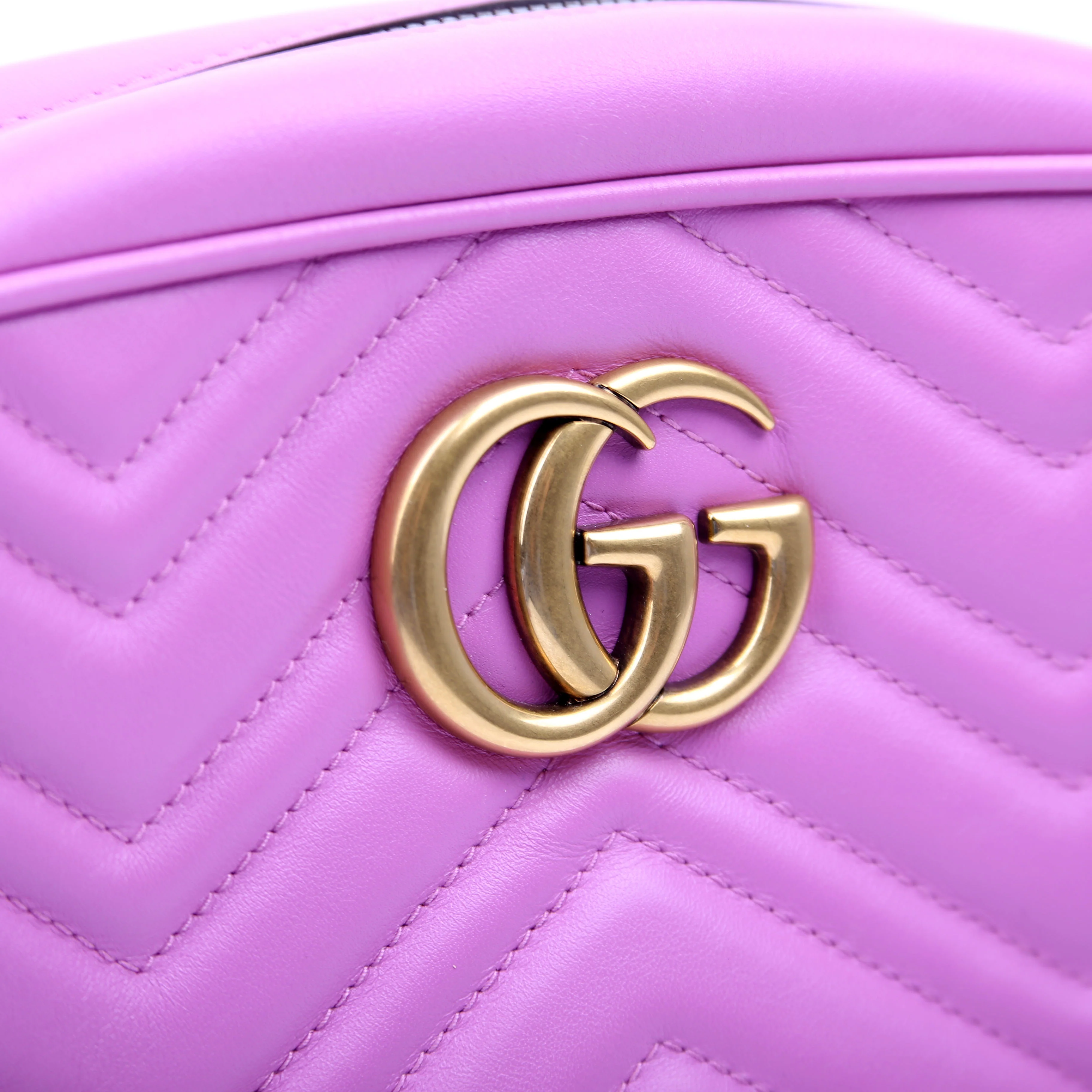 447632 Marmont Small Leather Camera Purple - Image 10