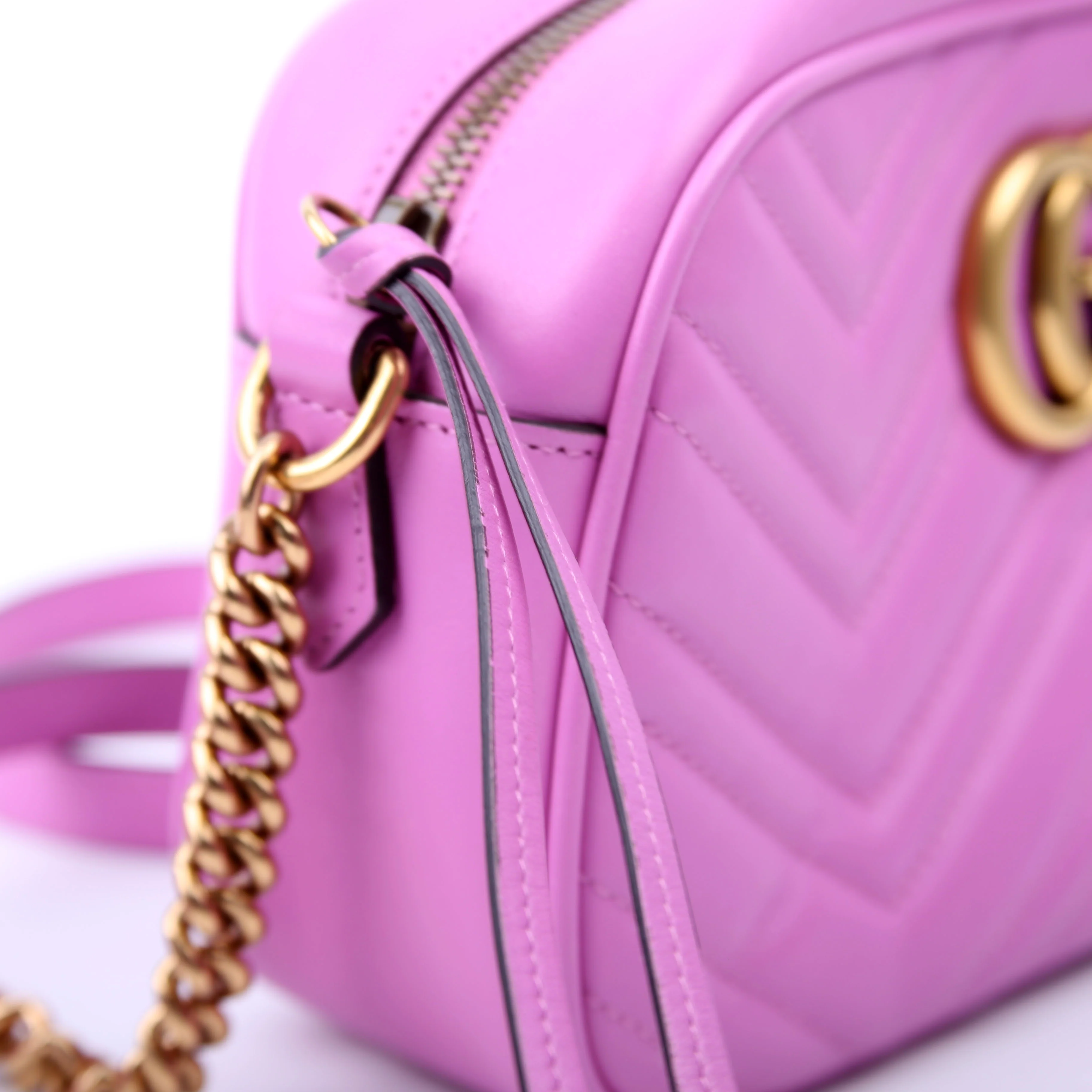 447632 Marmont Small Leather Camera Purple - Image 11