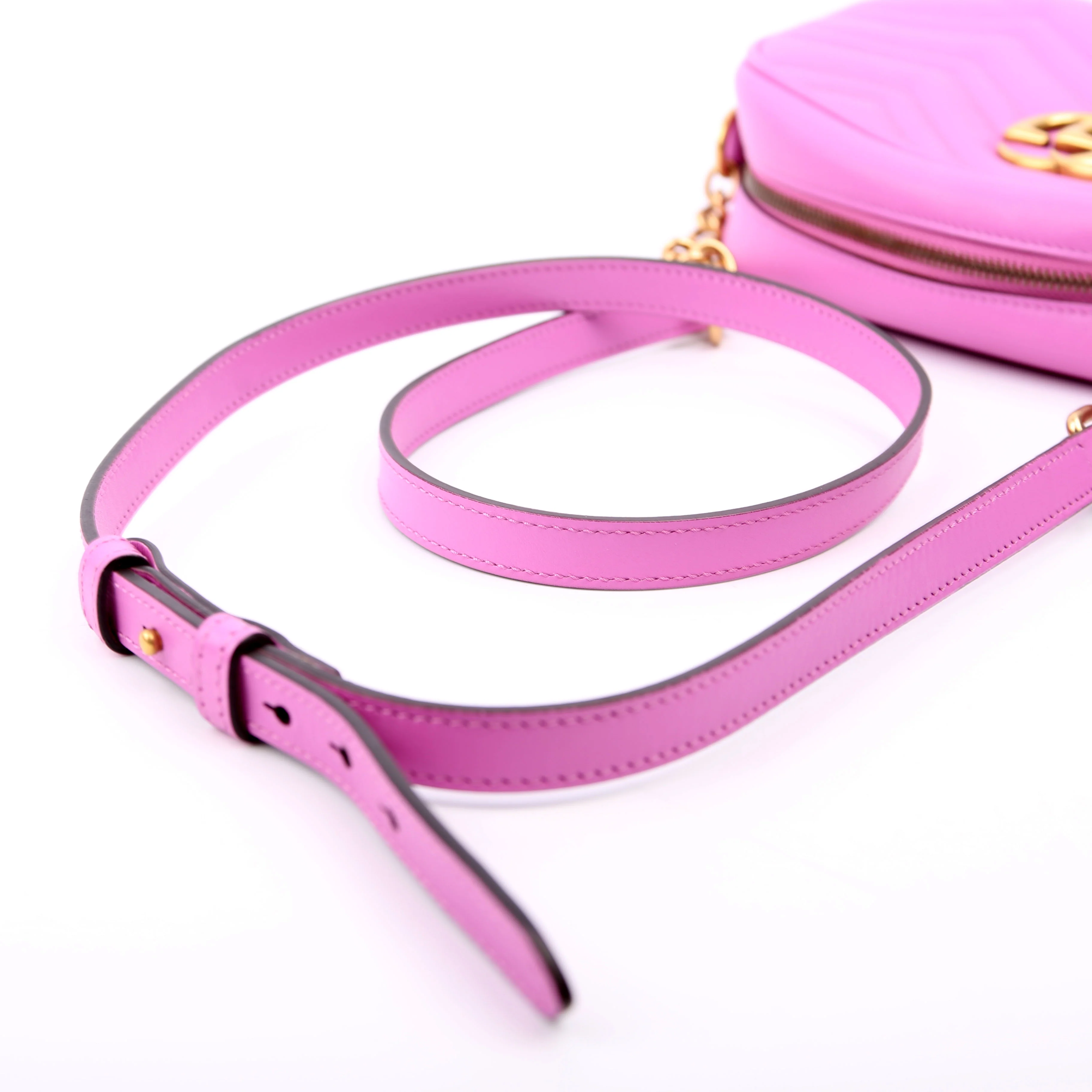 447632 Marmont Small Leather Camera Purple - Image 13