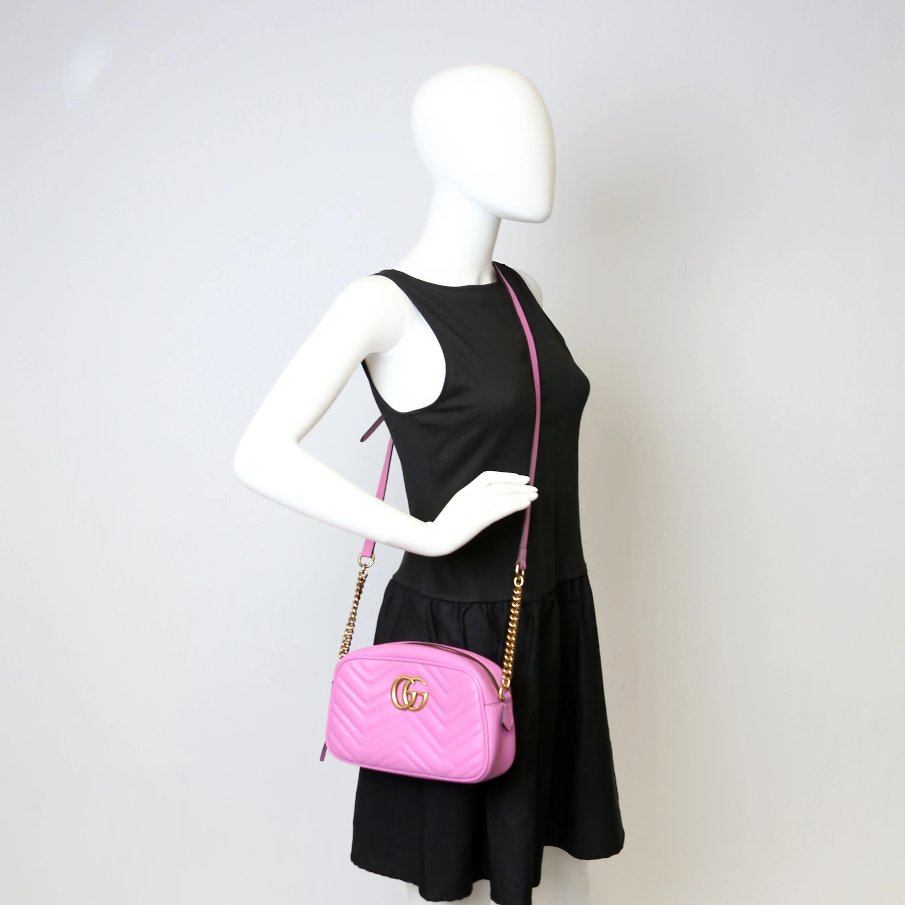 447632 Marmont Small Leather Camera Purple - Image 15