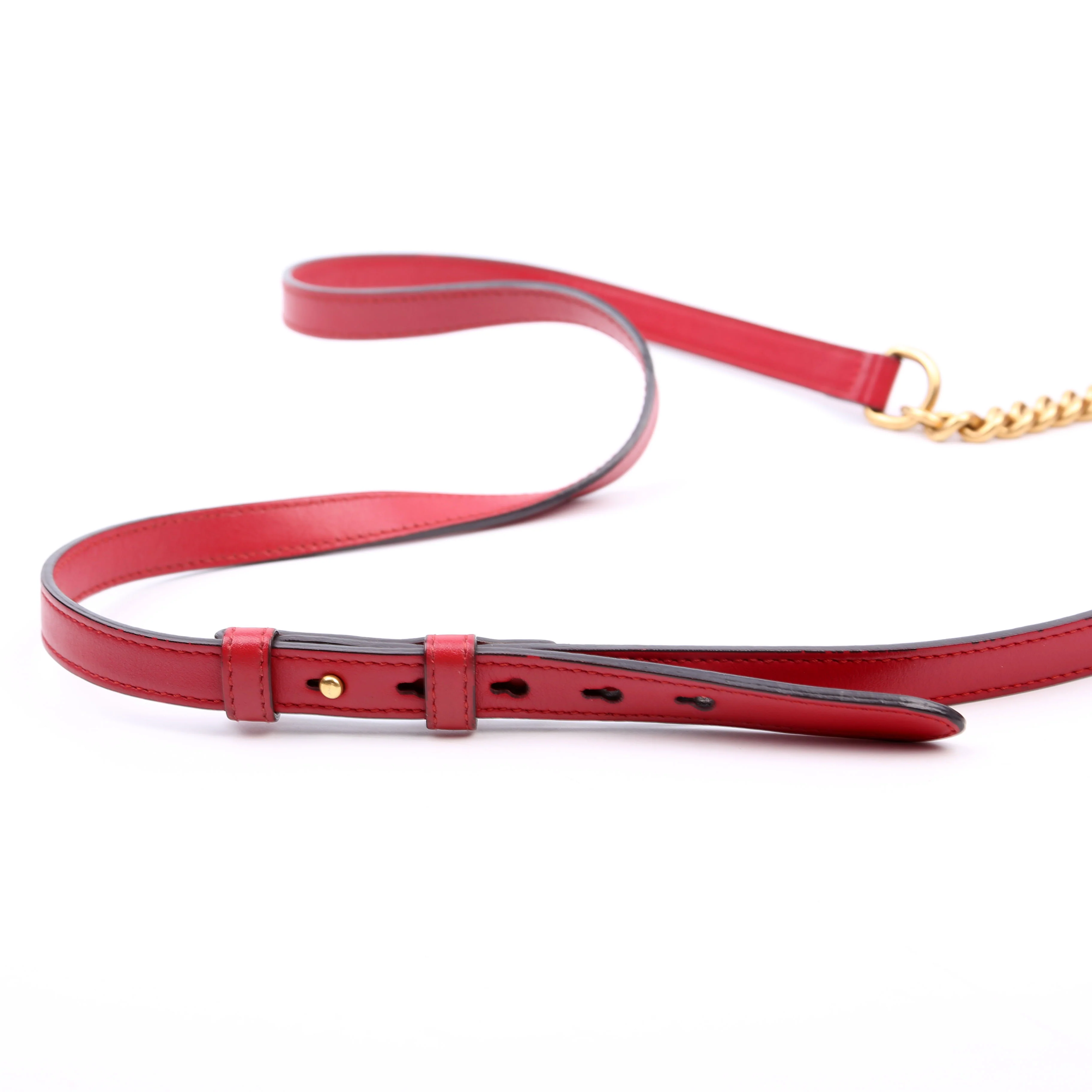 447632 Marmont Small Leather Camera Red - Image 9