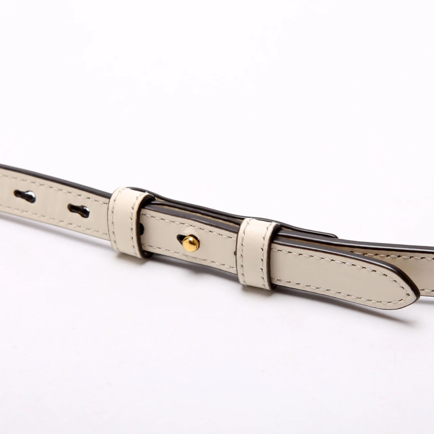 447632 Marmont Small Leather Camera White/Gold - Image 7