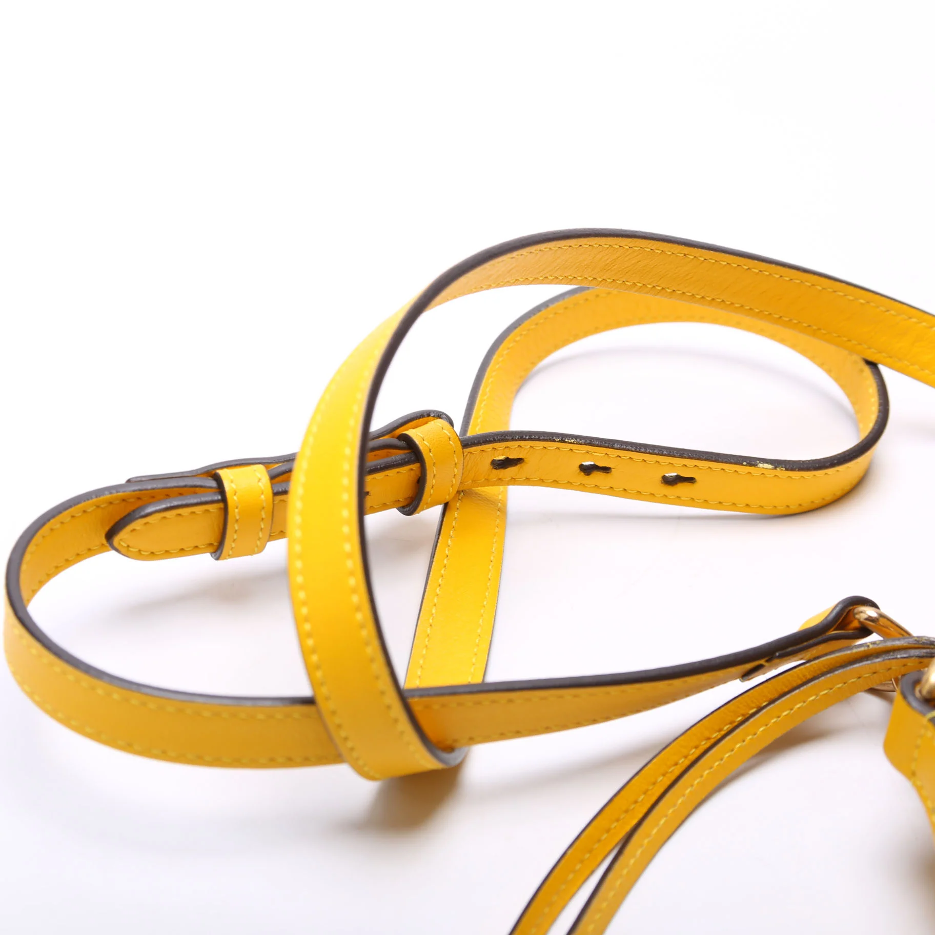 447632 Marmont Small Leather Camera Yellow - Image 7