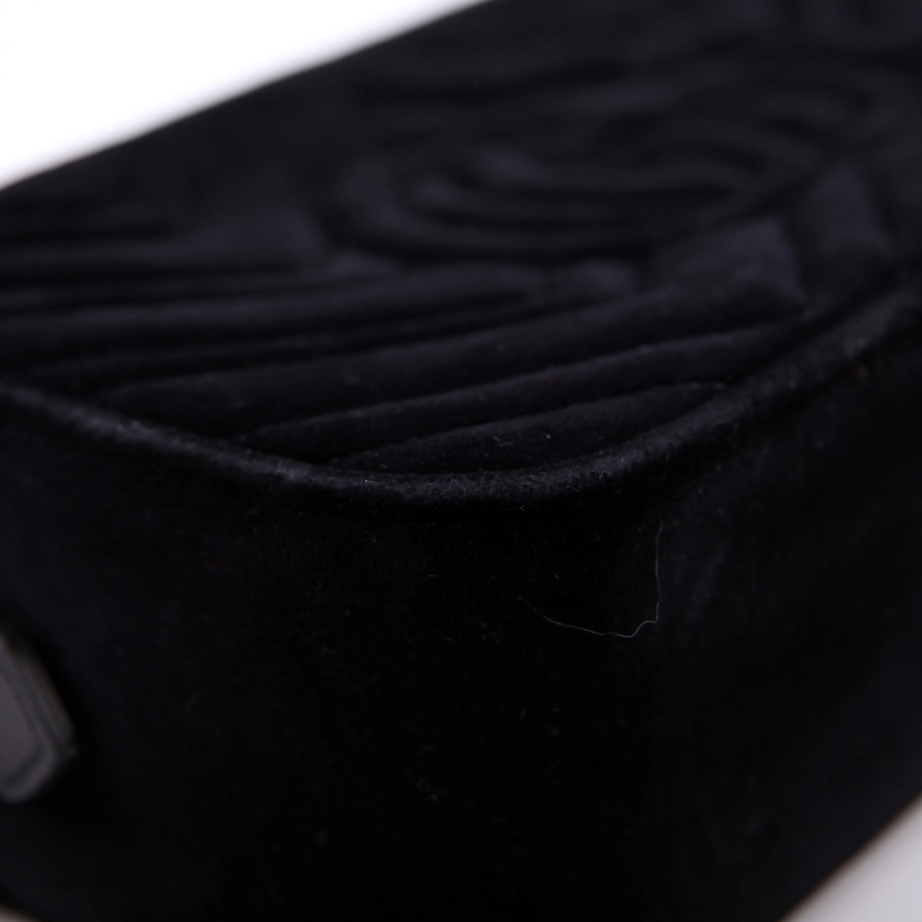 447632 Marmont Small Velvet Camera Black - Image 7