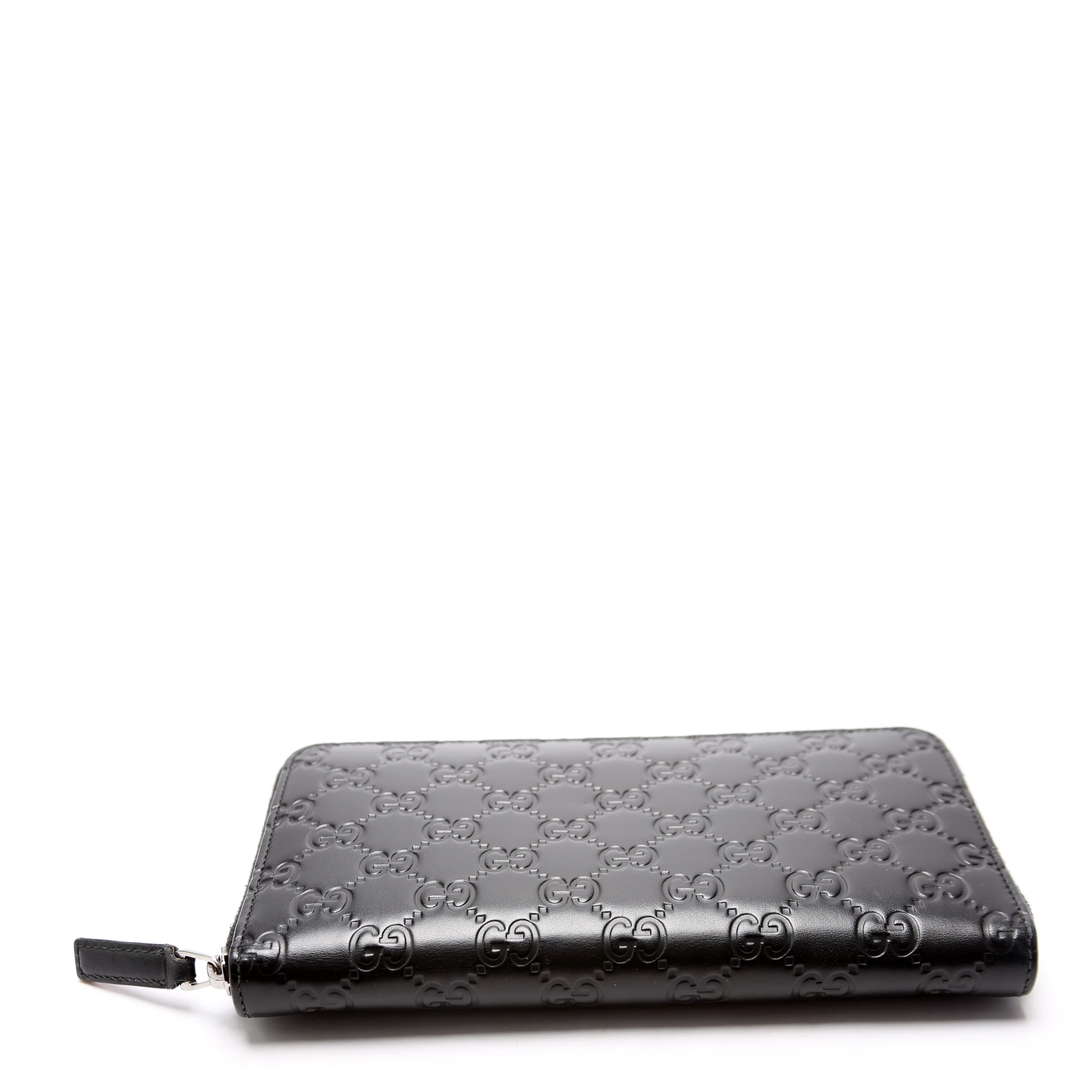 447906 Guccissima Zip Around Organizer Black - Image 4