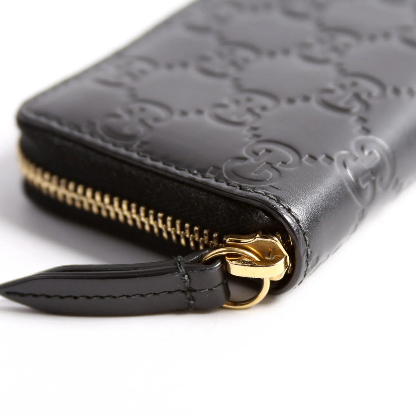 447939 Zip Around Card Case Black - Image 6