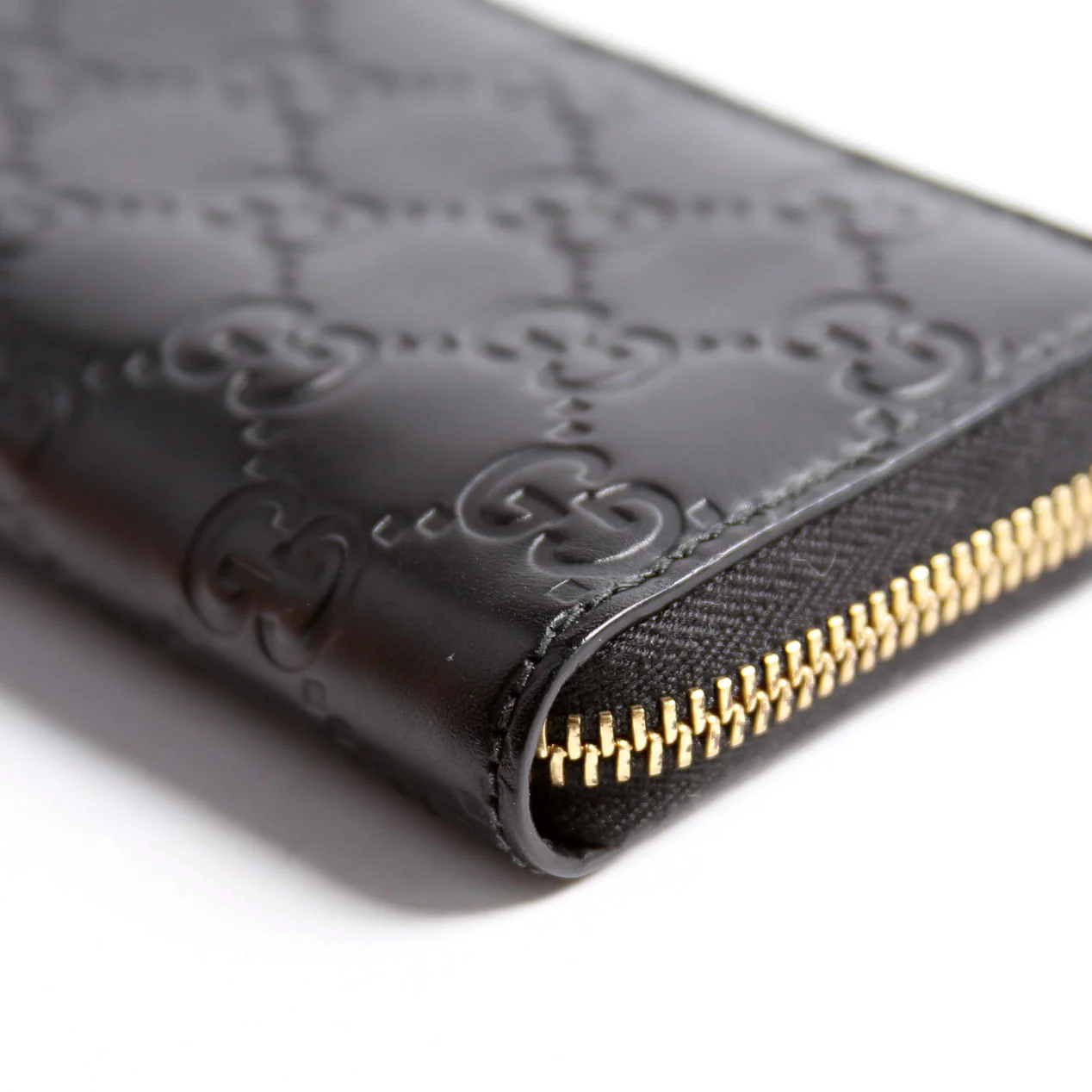 447939 Zip Around Card Case Black - Image 7