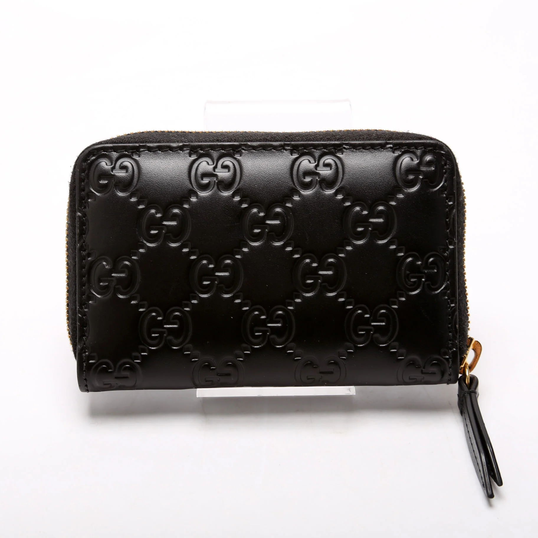 447939 Zip Around Card Case Black - Image 3