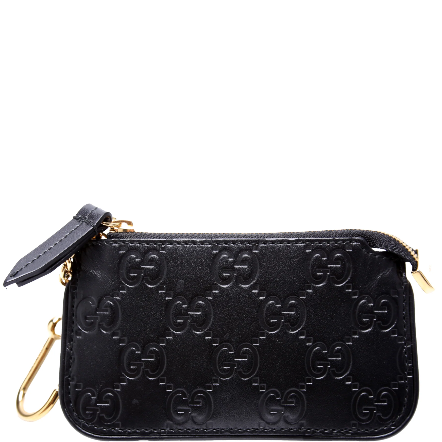 447964 GG Leather Key Pouch