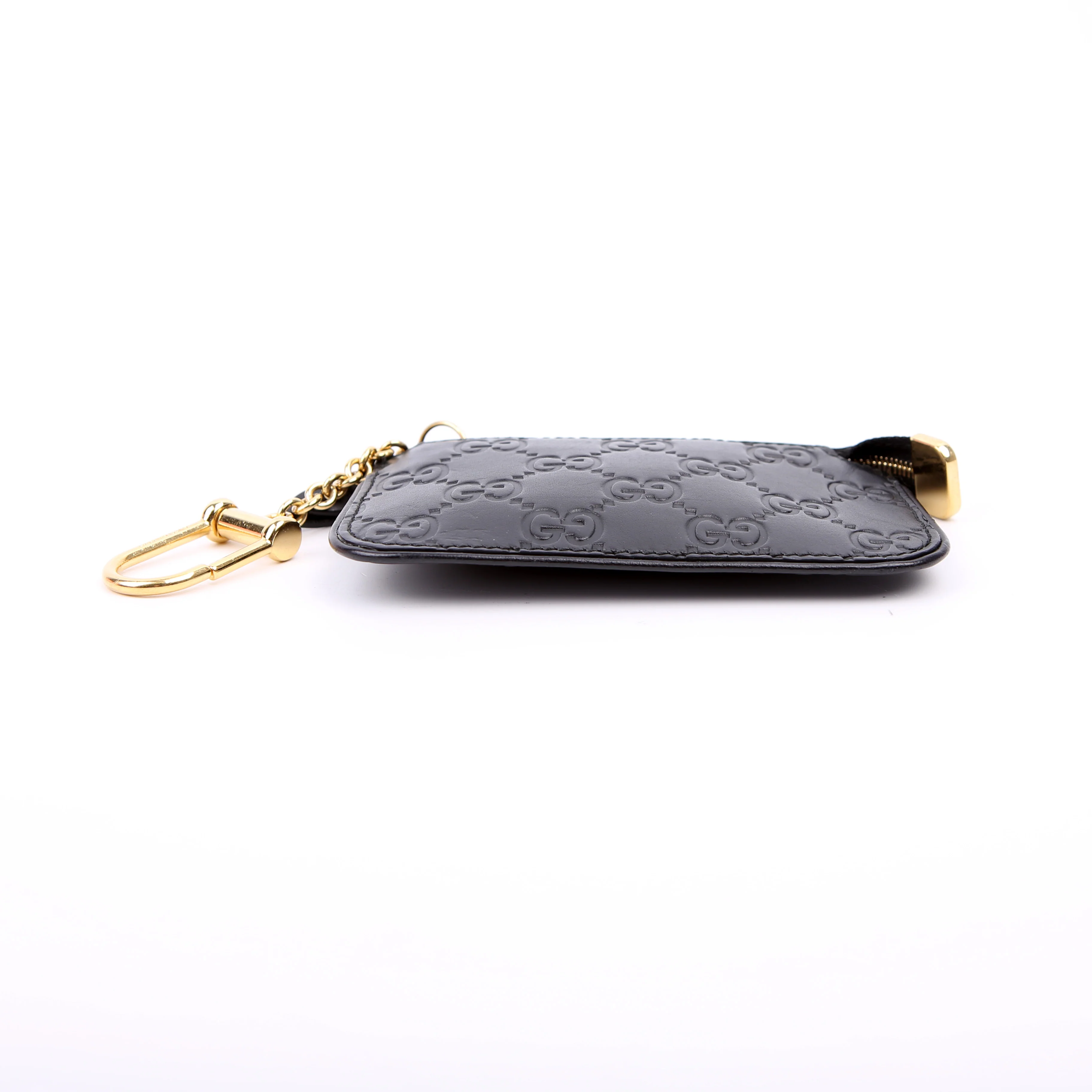 447964 GG Leather Key Pouch Black - Image 4