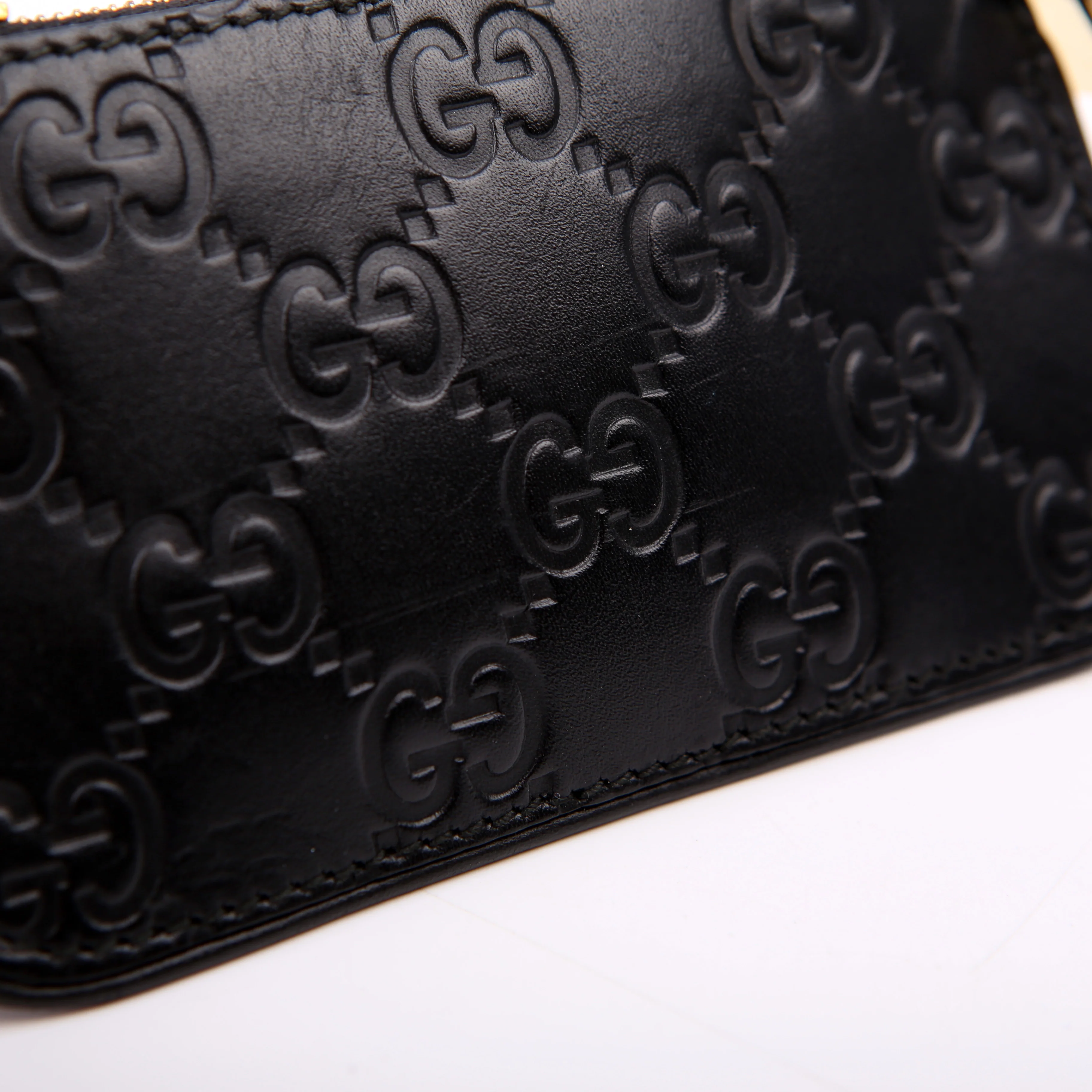 447964 GG Leather Key Pouch Black - Image 7
