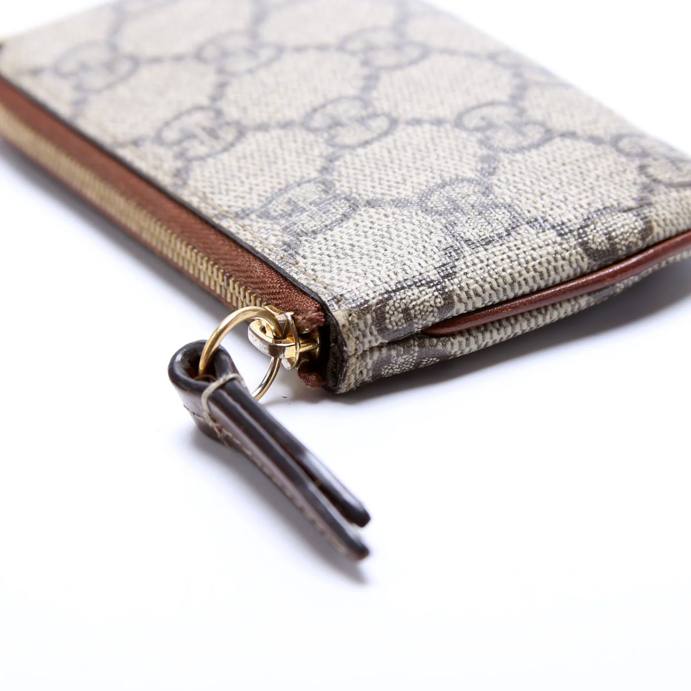 447964 GG Supreme Key Case Brown - Image 9
