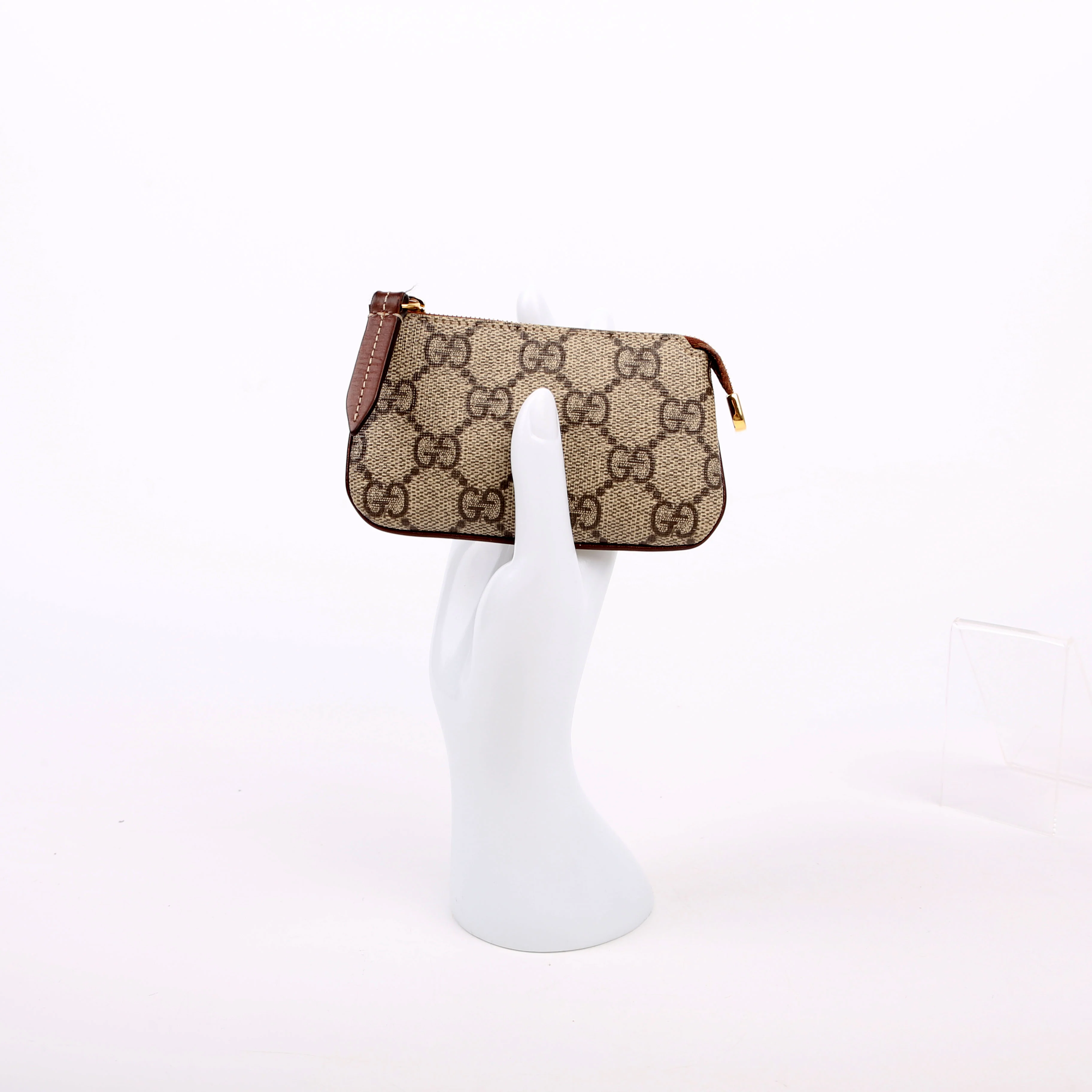 447964 GG Supreme Key Case Brown - Image 12