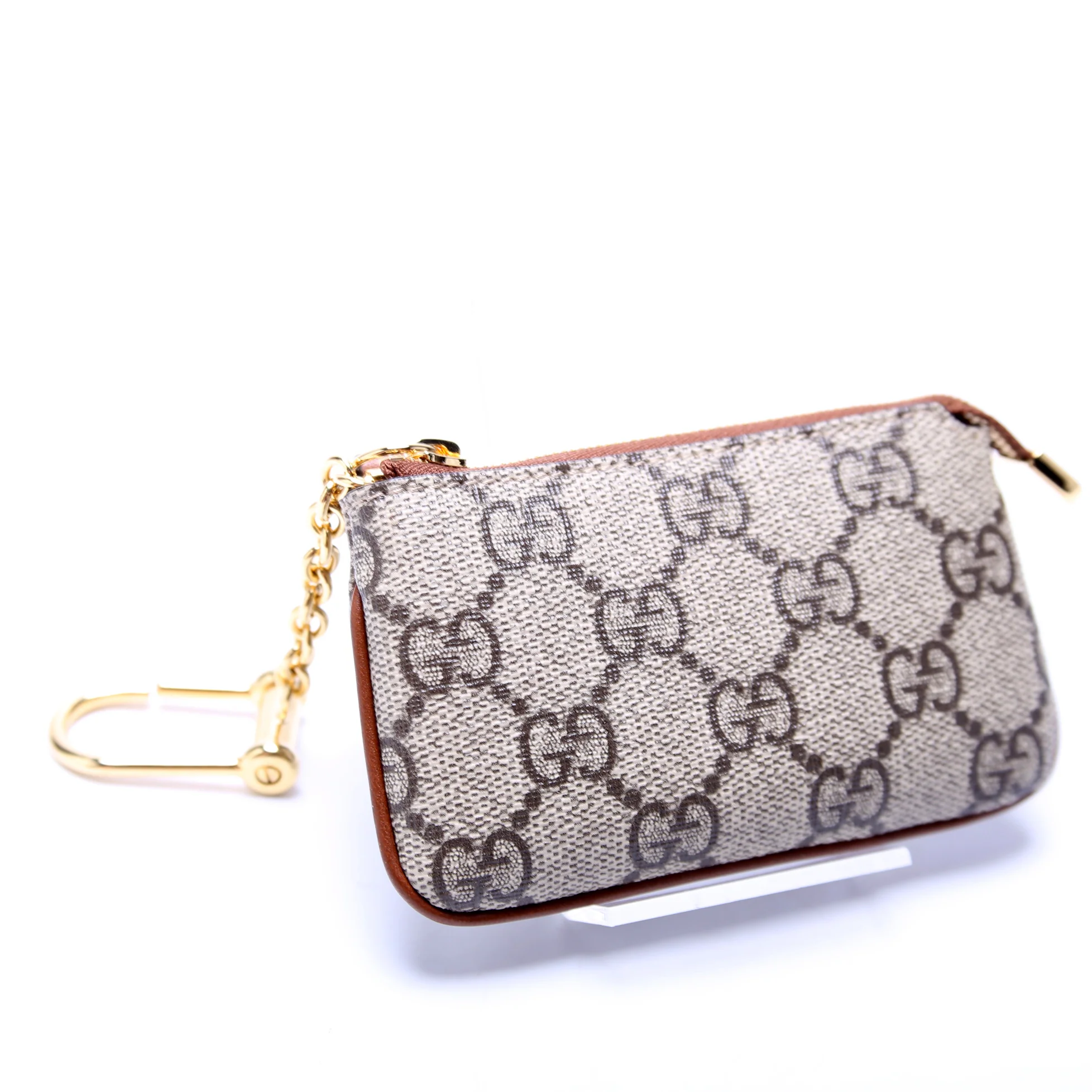 447964 GG Supreme Key Pouch Brown - Image 2