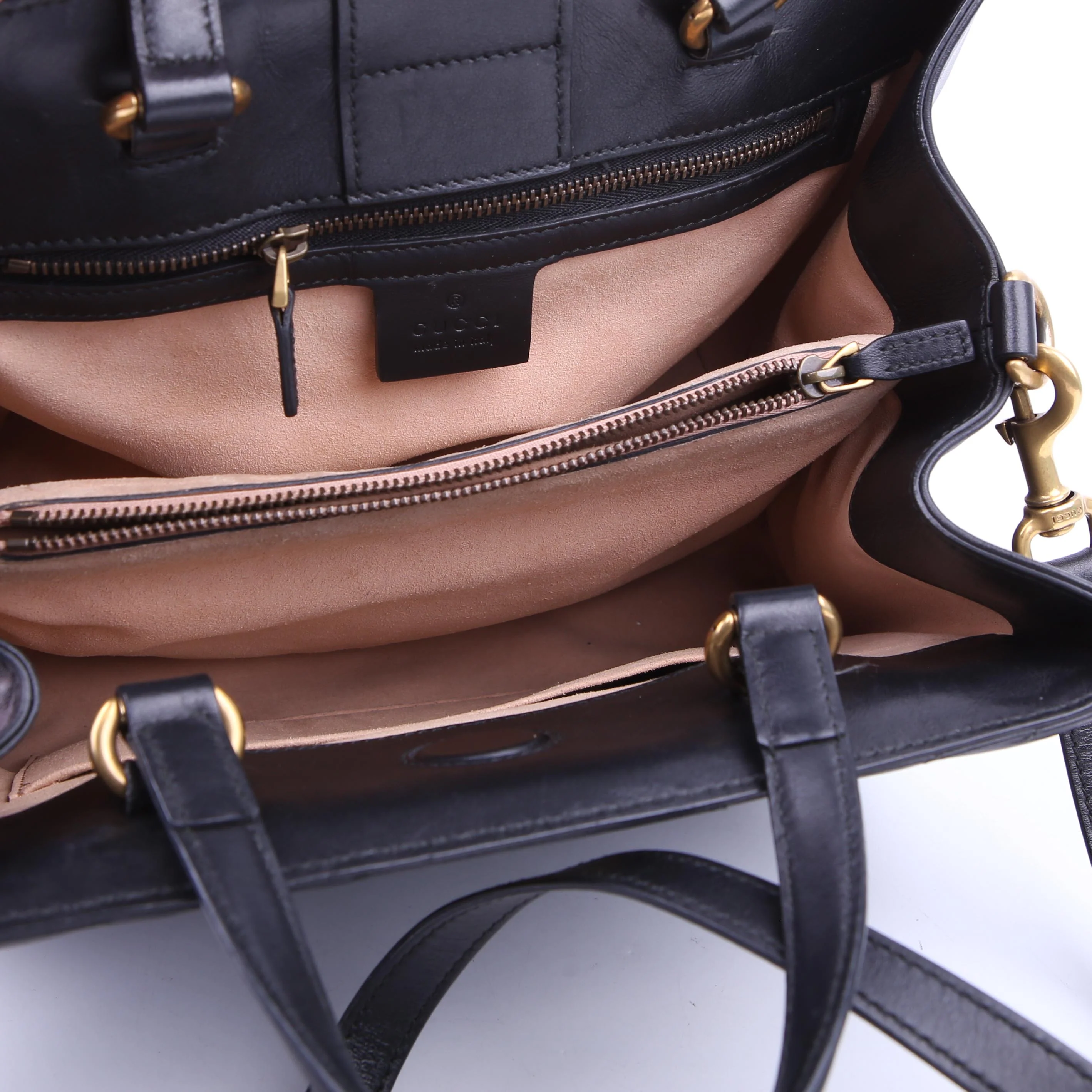 448054 Marmont Medium Top Handle Black - Image 11