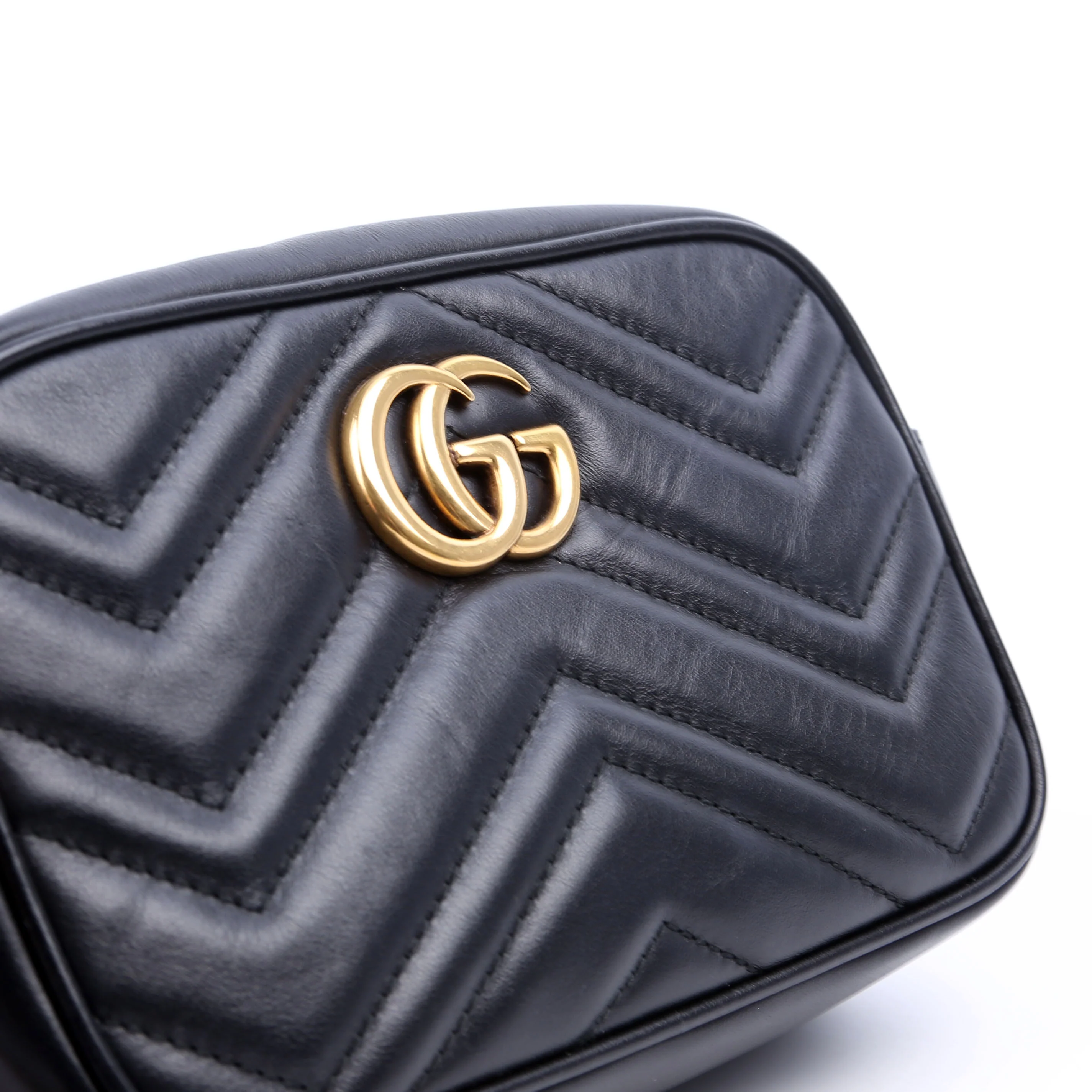448065 Marmont Mini Camera Bag Black - Image 10