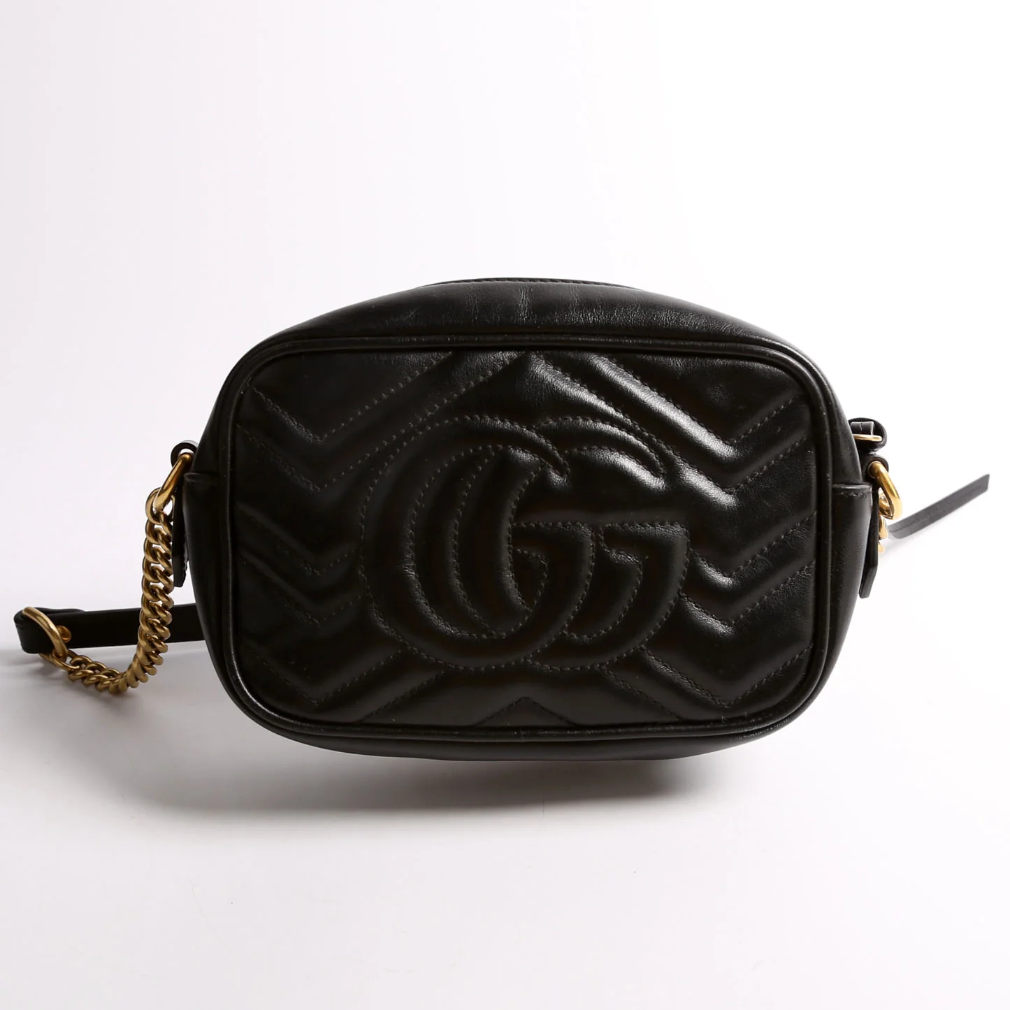 448065 Marmont Mini Camera Bag Black - Image 4