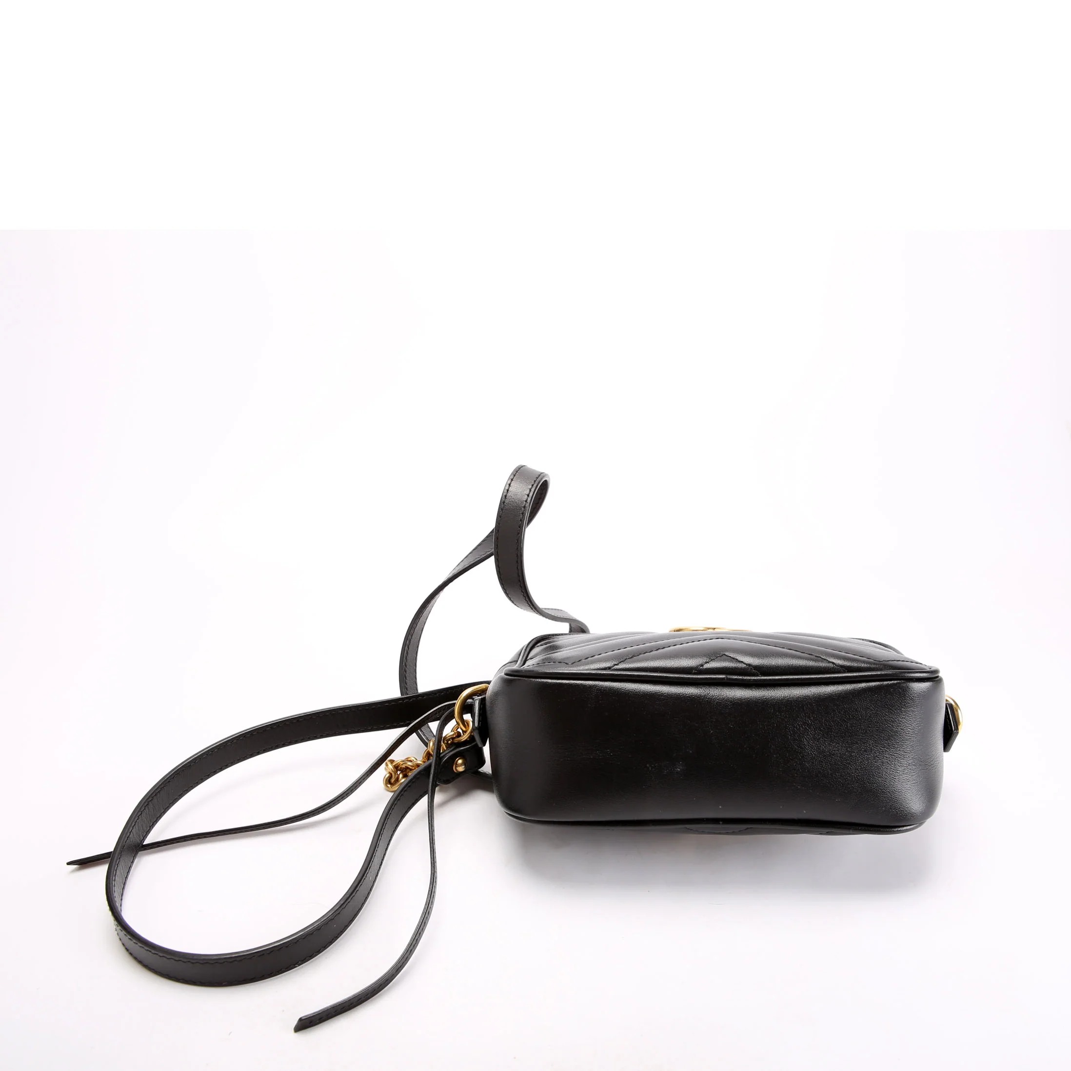 448065 Marmont Mini Camera Bag Black - Image 4