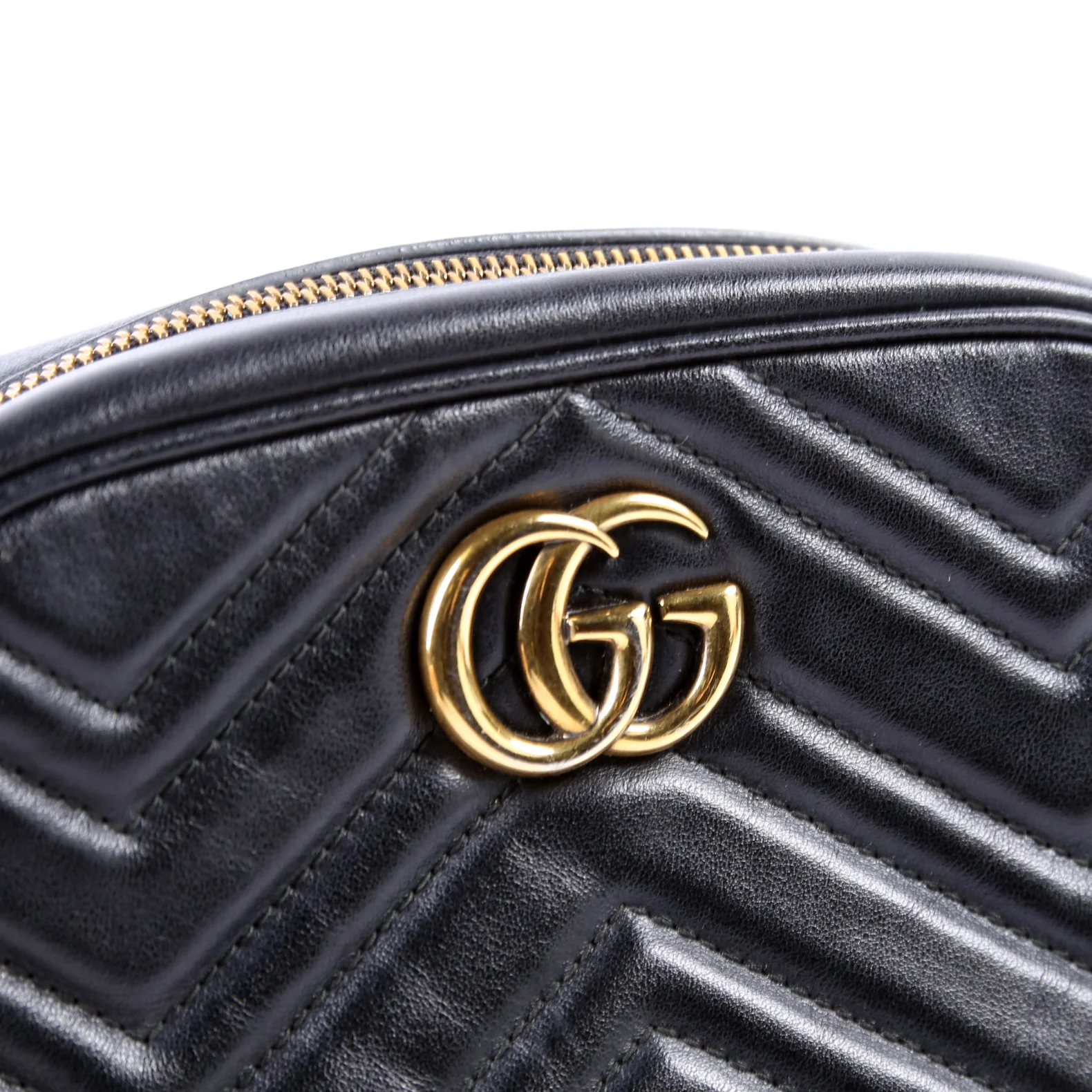 448065 Marmont Mini Camera Bag Black - Image 8