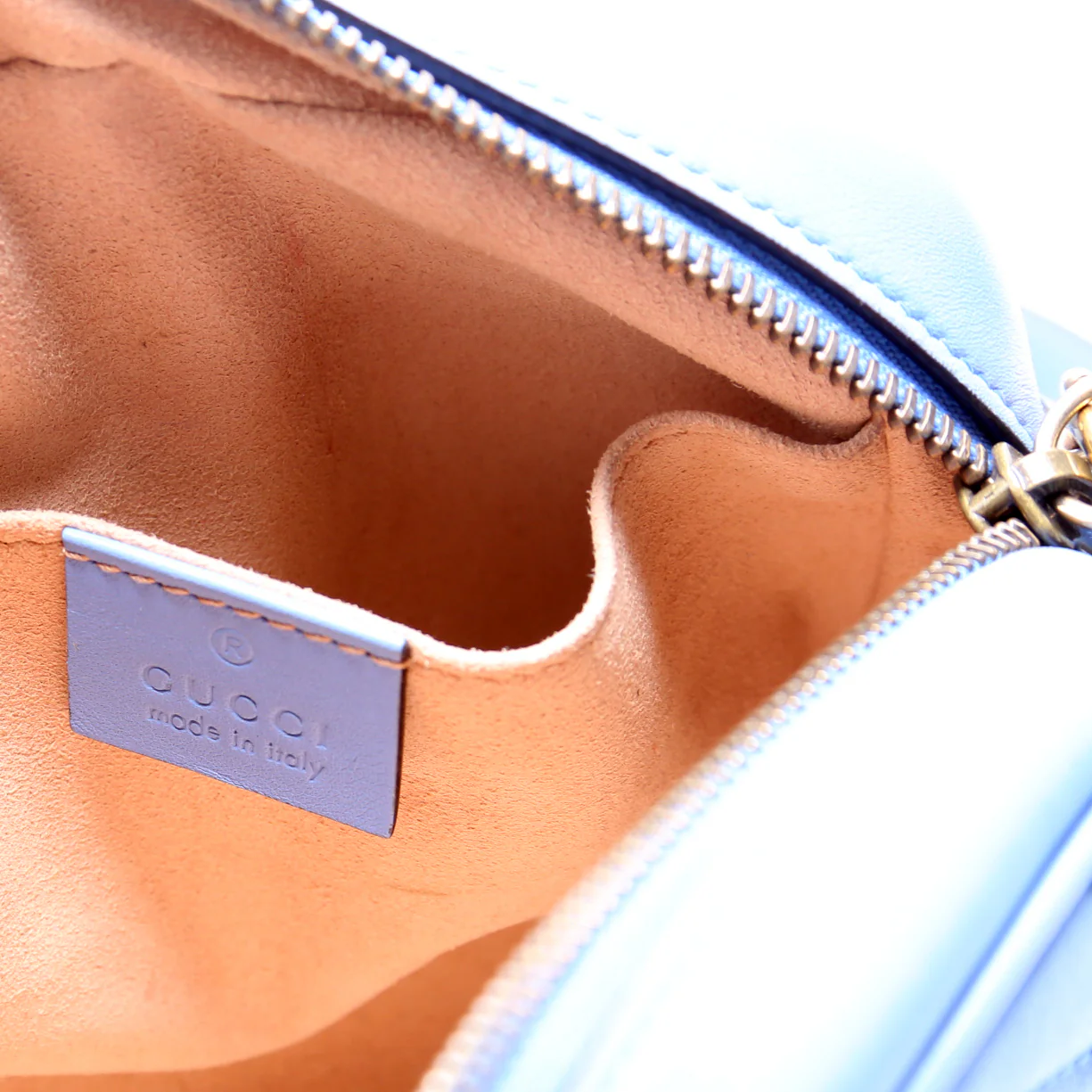 448065 Marmont Mini Camera Bag Blue - Image 12