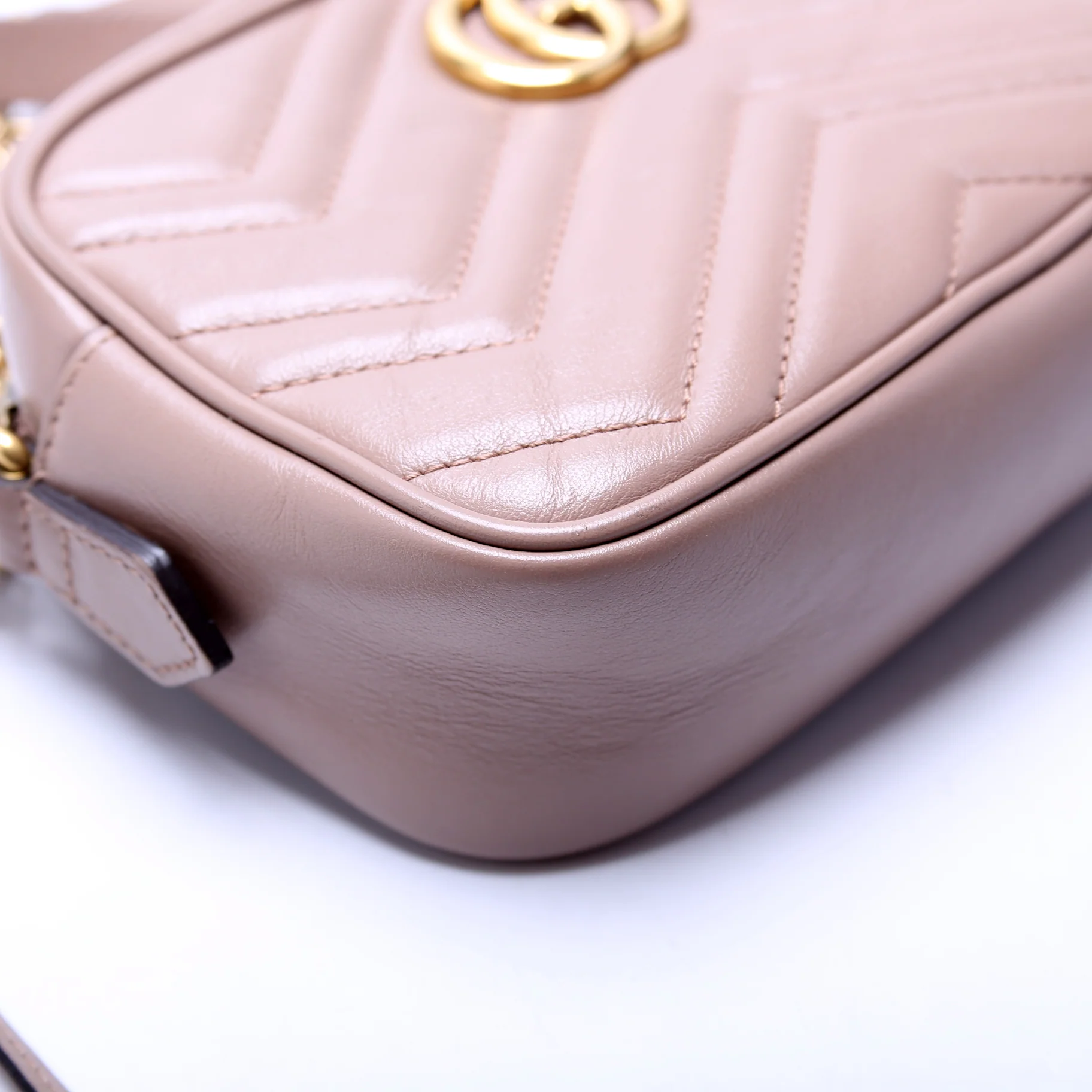 448065 Marmont Mini Camera Bag Nude - Image 5