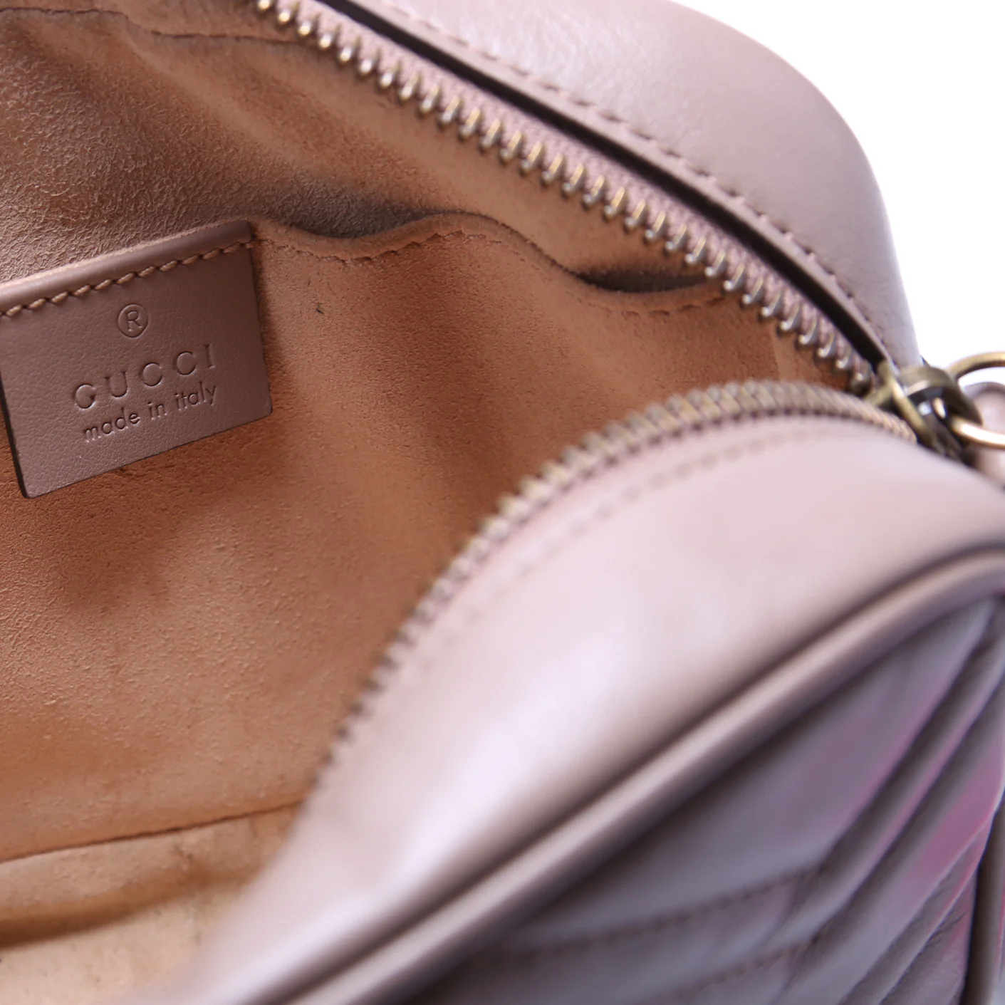 448065 Marmont Mini Camera Bag Nude - Image 8