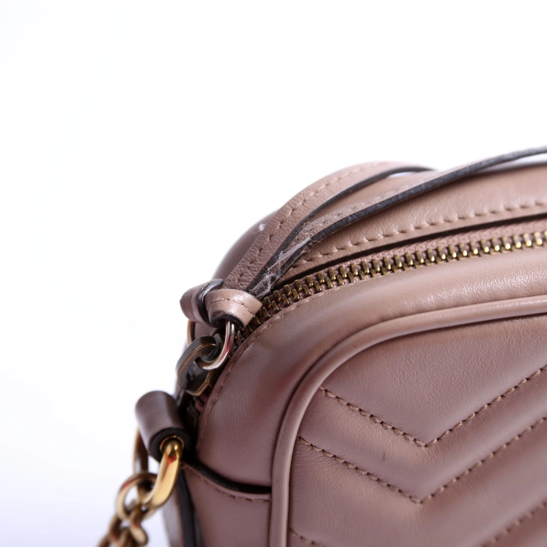 448065 Marmont Mini Camera Bag Tan - Image 7