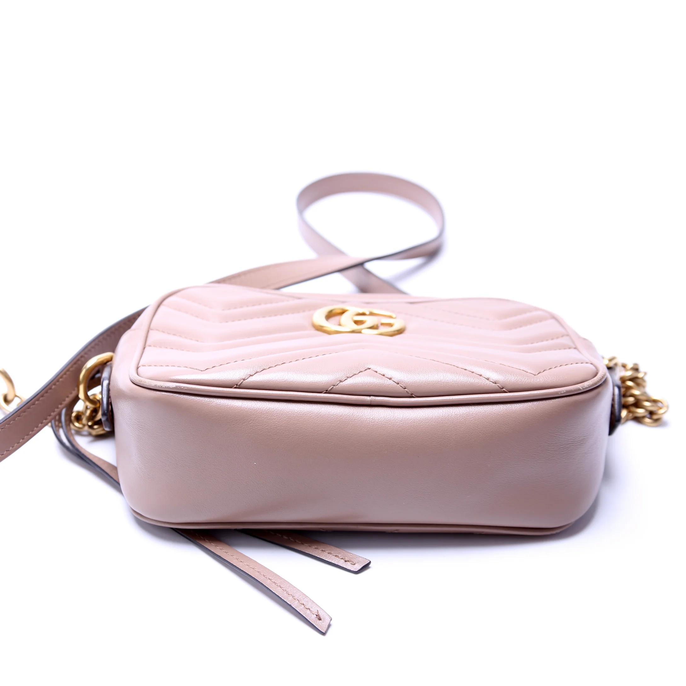 448065 Marmont Mini Camera Bag Tan - Image 4