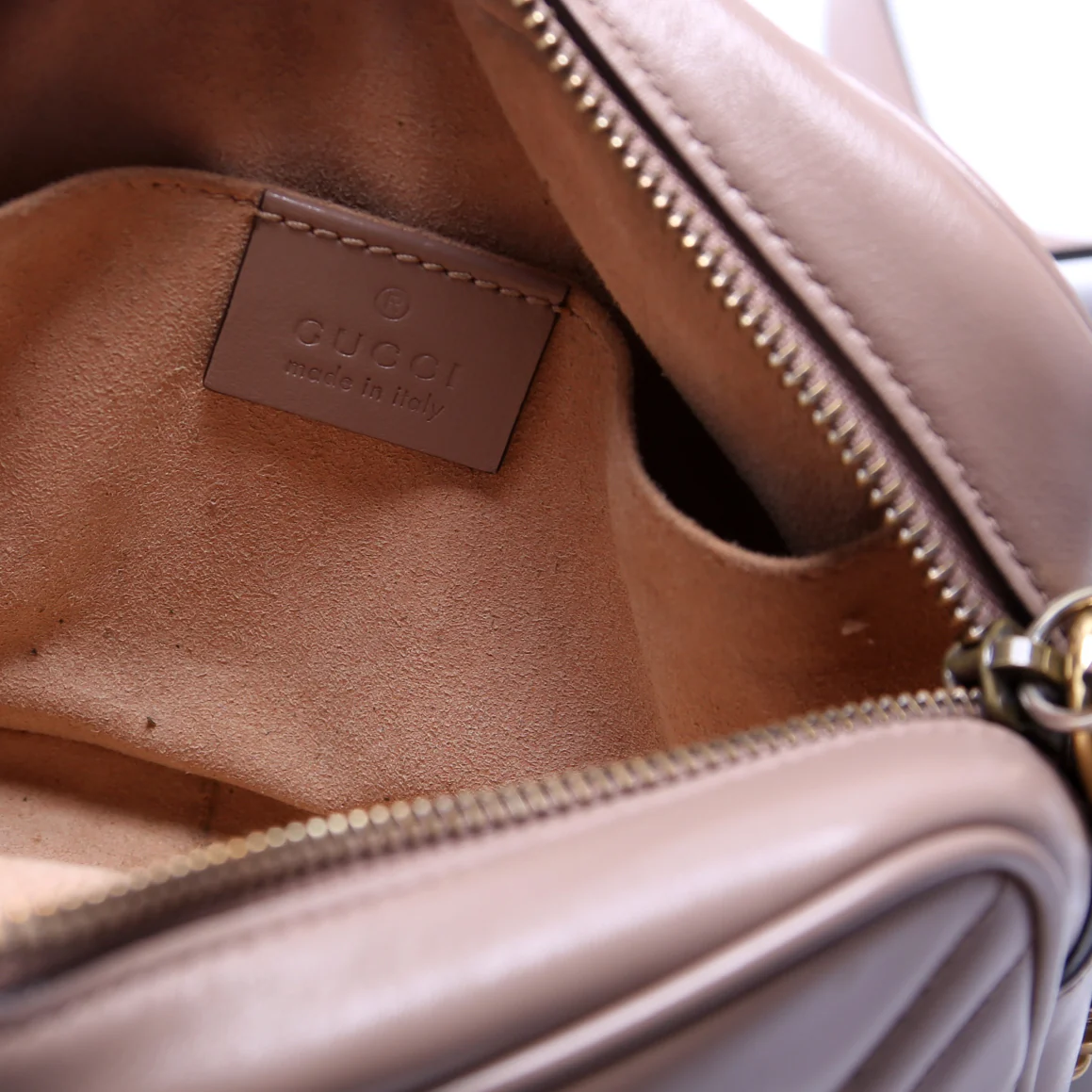 448065 Marmont Mini Camera Bag Tan - Image 8