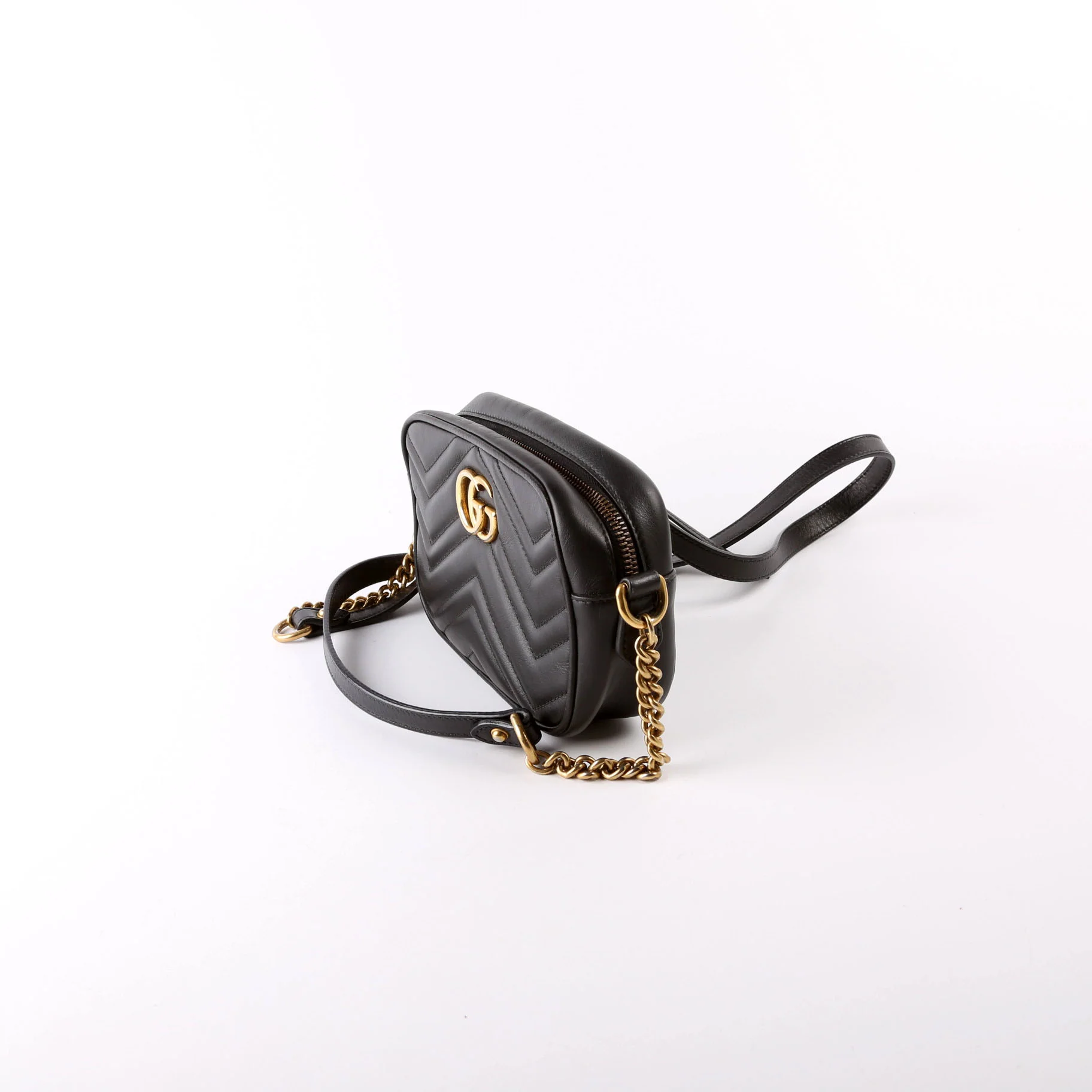 448085 Marmont Mini Camera Bag Black - Image 2
