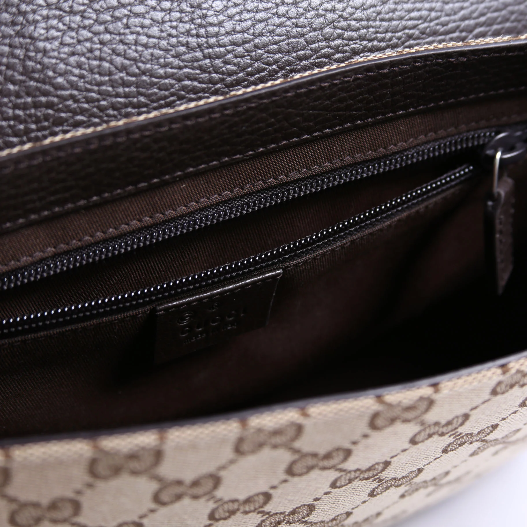 449172 GG Canvas Messenger Brown - Image 7