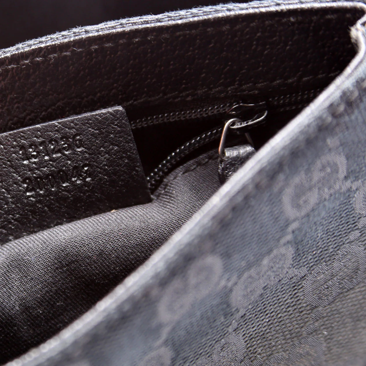 449174 GG Canvas Belt Bag Black - Image 11