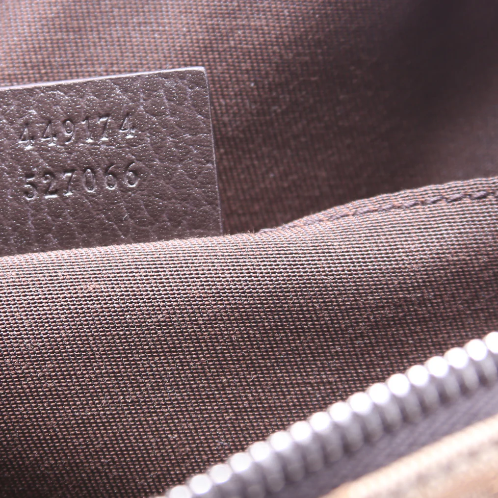 449174 GG Canvas Belt Bag Brown - Image 9