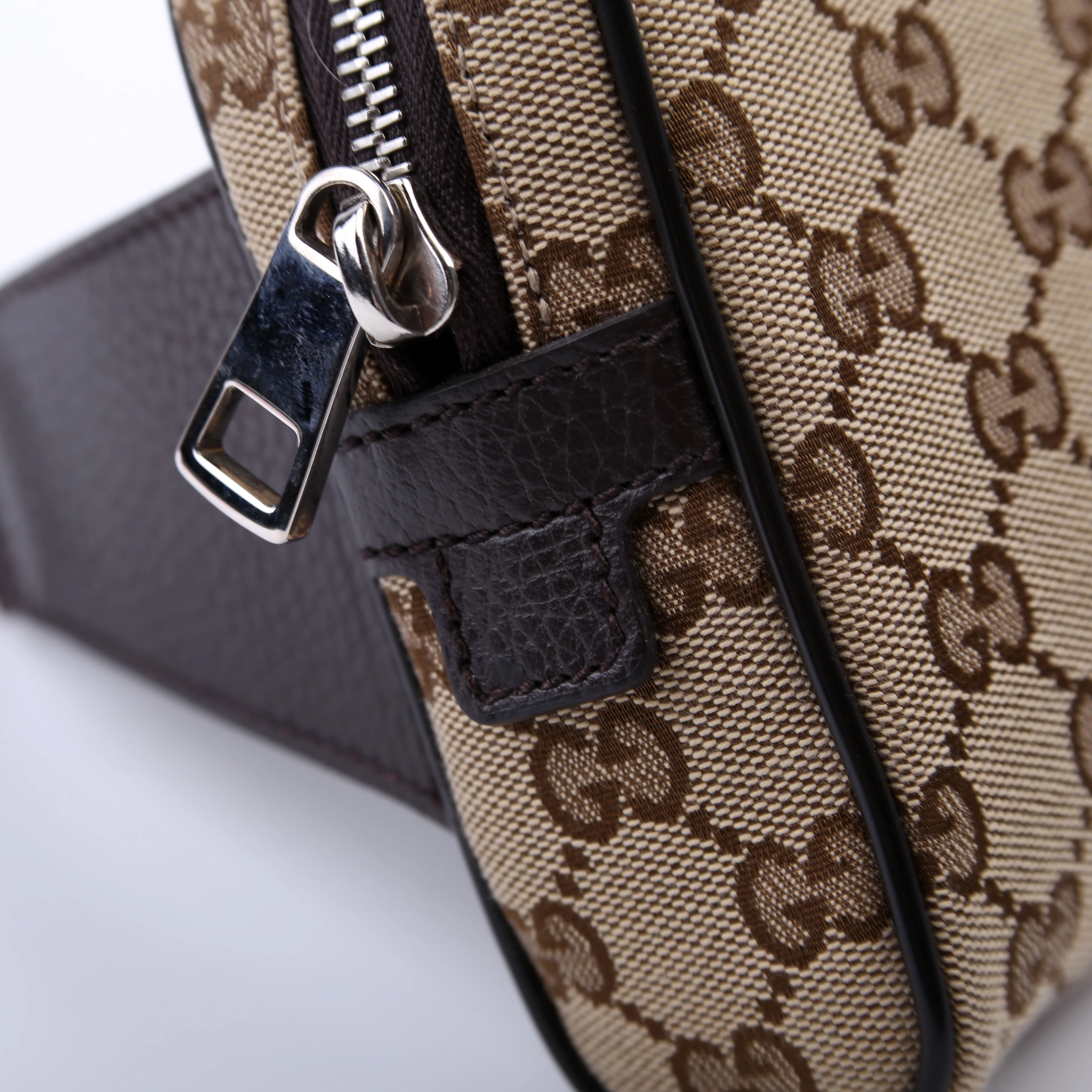 449174 GG Canvas Belt Bag Brown - Image 8