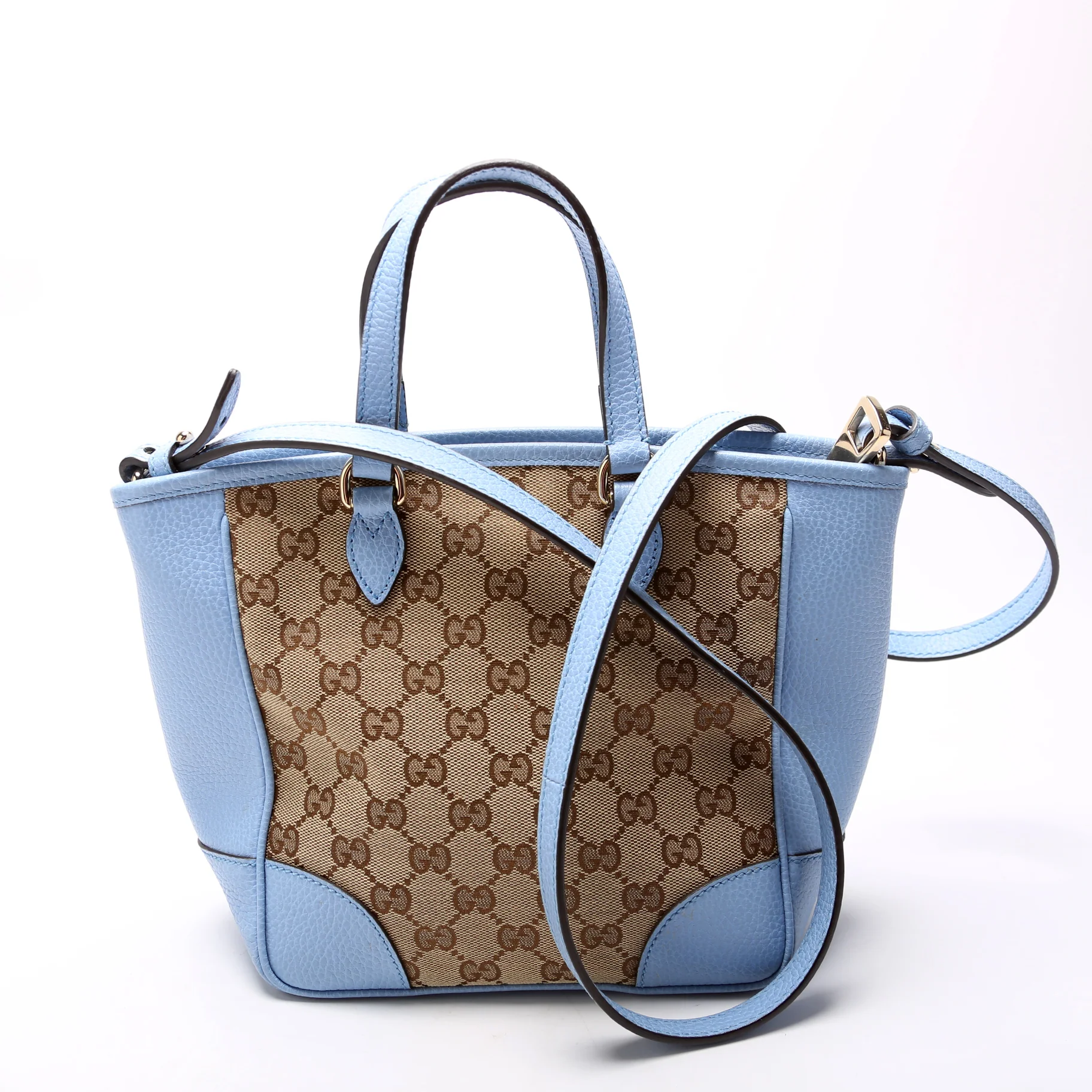 449241 GG Small Crossbody Blue - Image 3