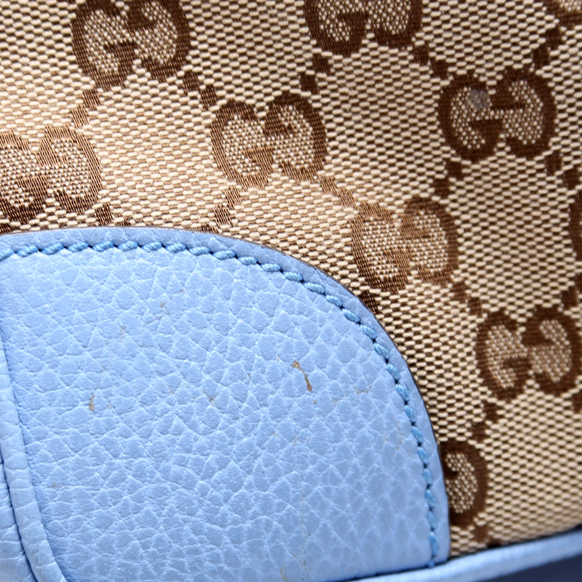 449241 GG Small Crossbody Blue - Image 5