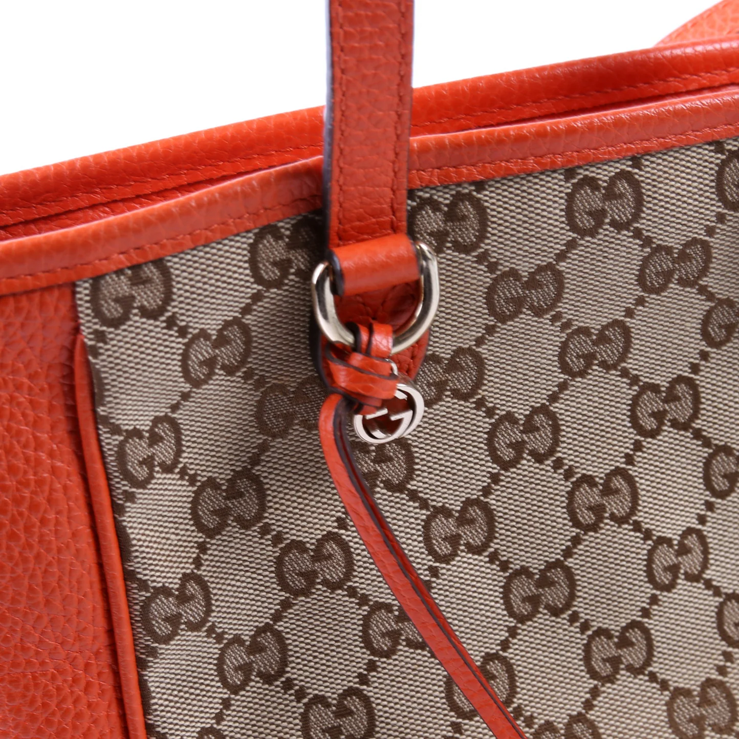 449241 GG Small Crossbody Orange - Image 8