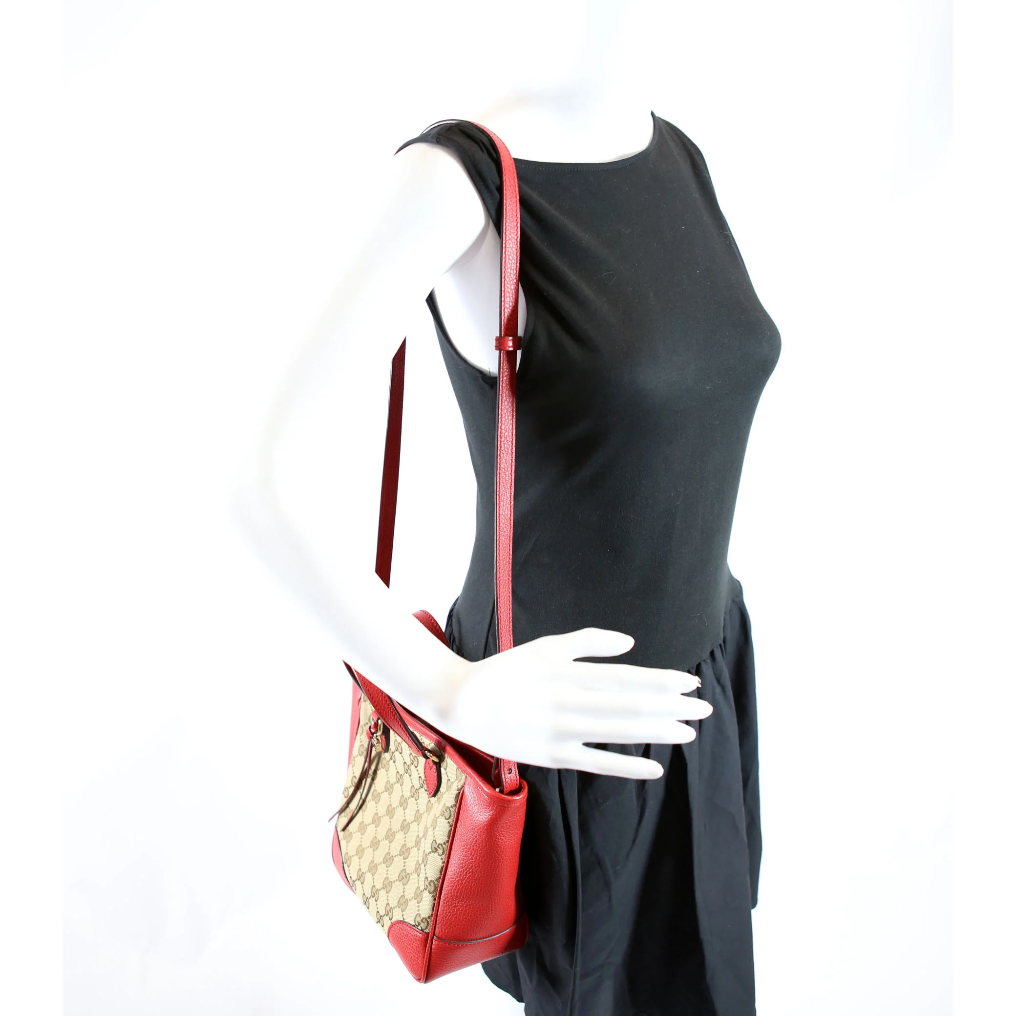 449241 GG Small Crossbody Red - Image 11