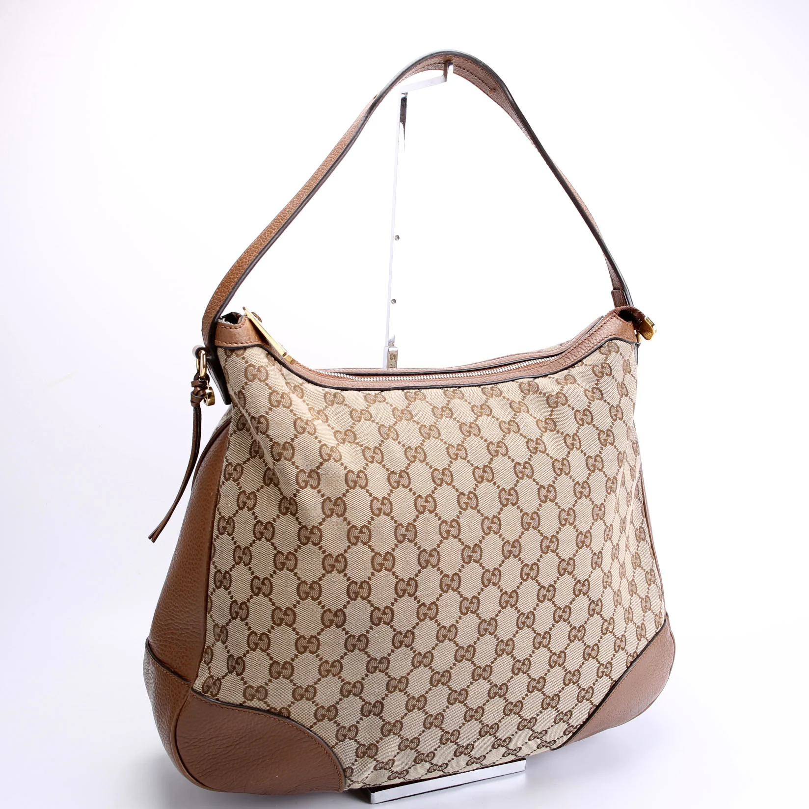 449244 GG Canvas Bree Hobo Tan/Brown - Image 2