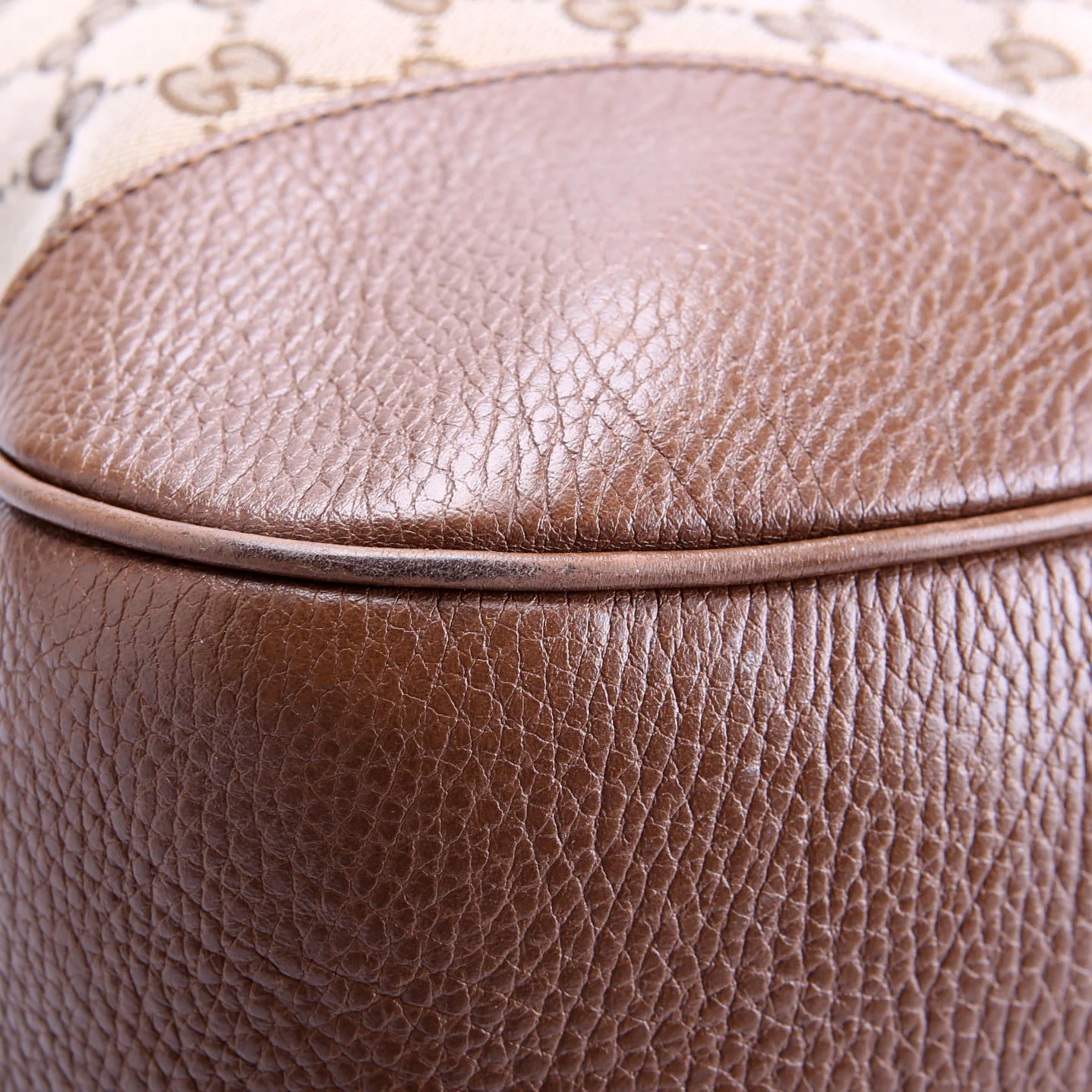 449244 GG Canvas Bree Hobo Tan/Brown - Image 6