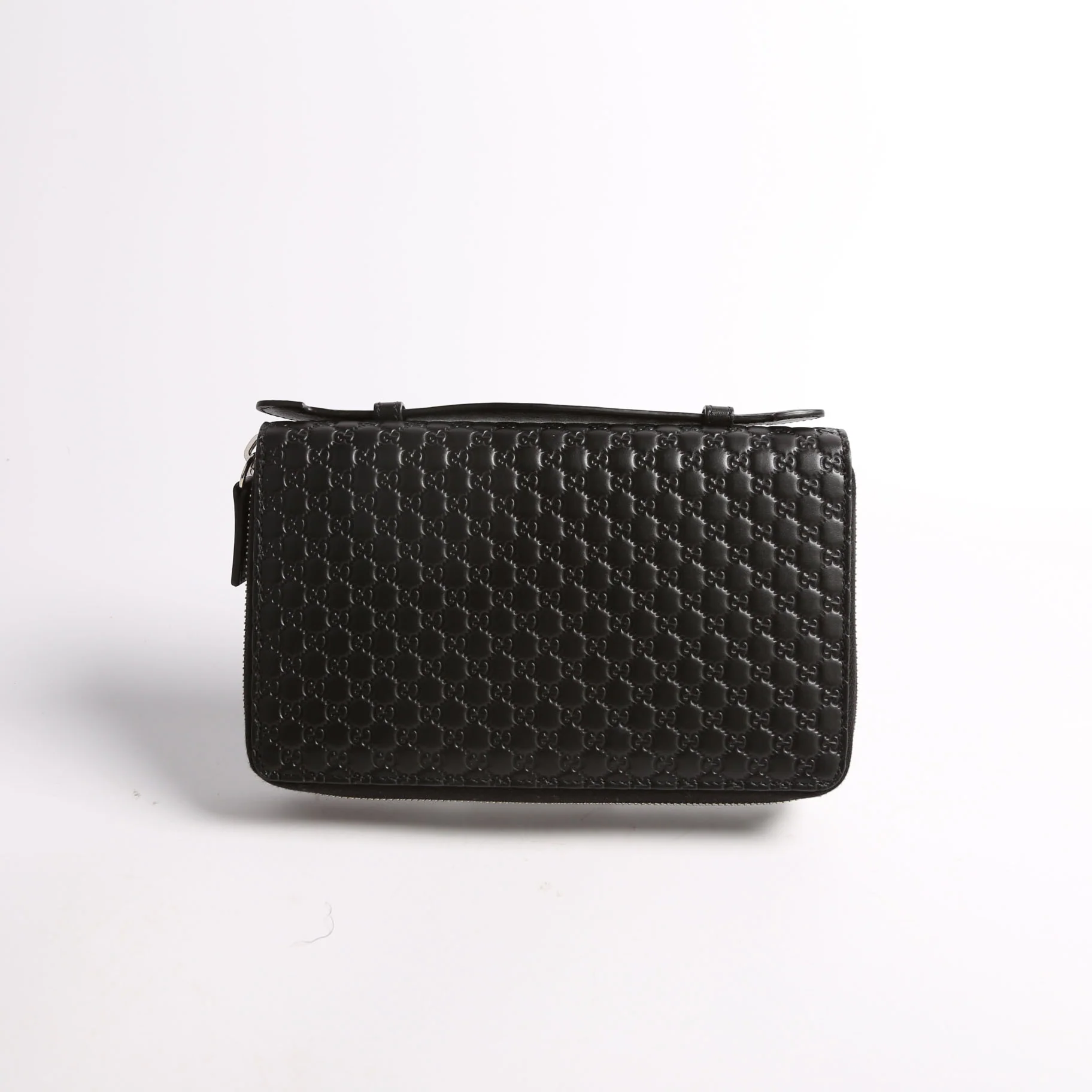 449246 Micro Guccissima Travel Wallet Black - Image 2