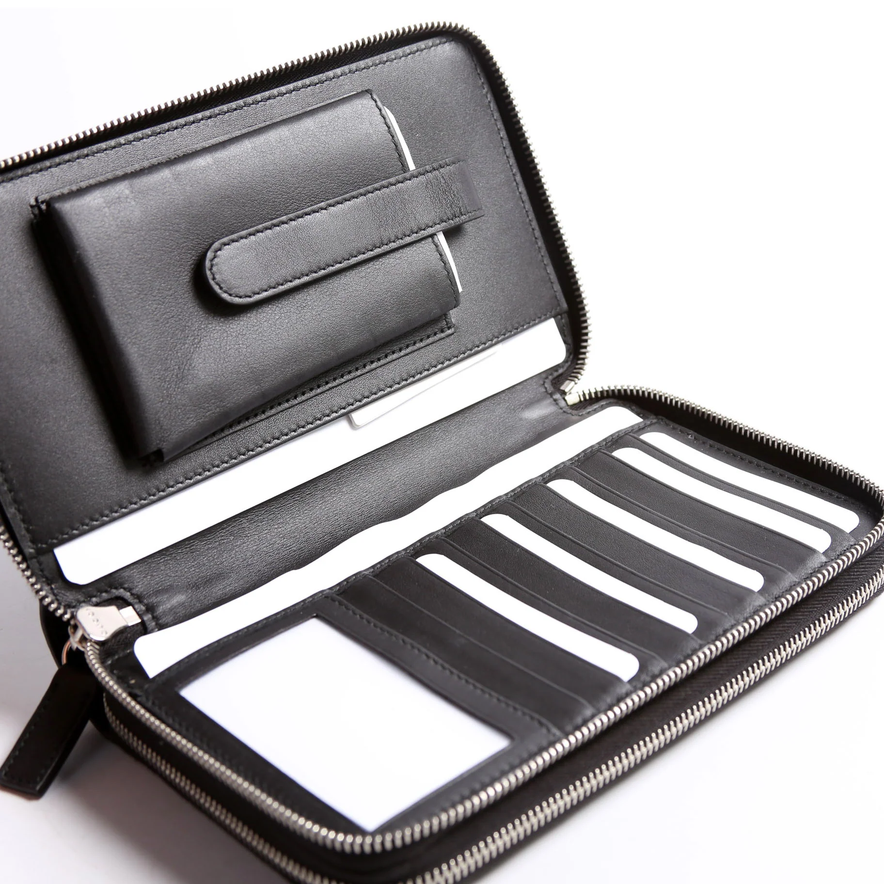 449246 Micro Guccissima Travel Wallet Black - Image 8